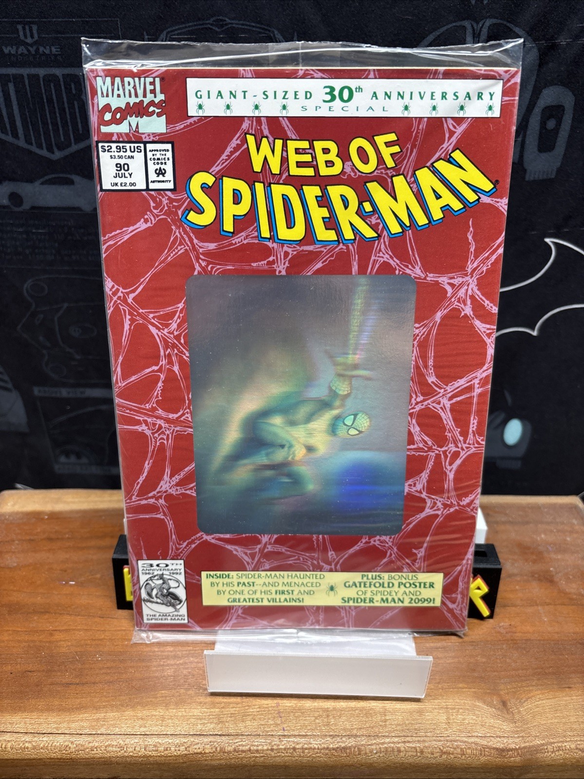 WEB OF SPIDERMAN HOLO POLY SEALED HTF LNC GEMINI SHIPPED WEB OF SPIDERMAN HOLO POLY SEALED HTF LNC GEMINI SHIPPED