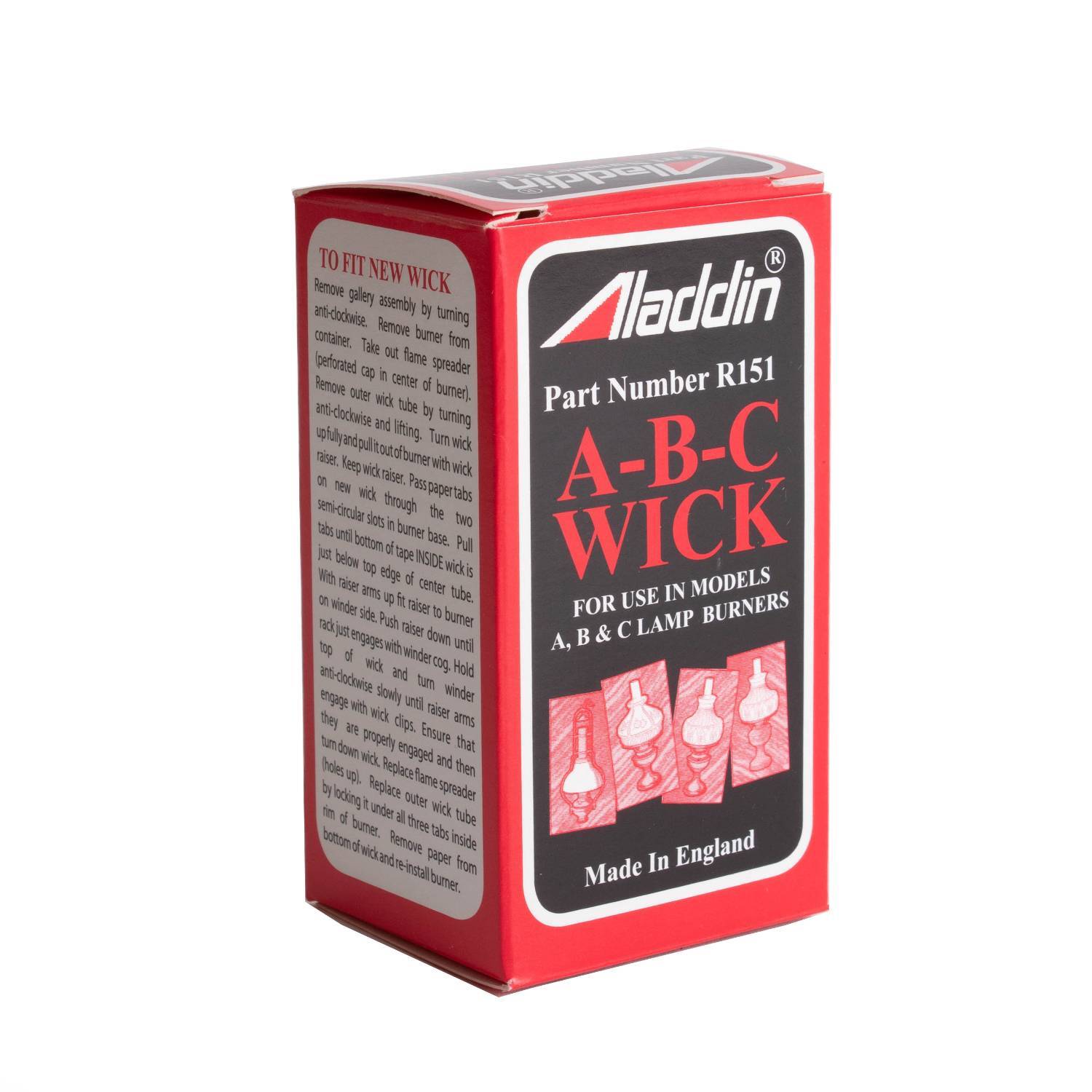 Aladdin Wick #R151 for Models A, B, C and 14 Aladdin Wick #R151 for Models A, B, C and 14