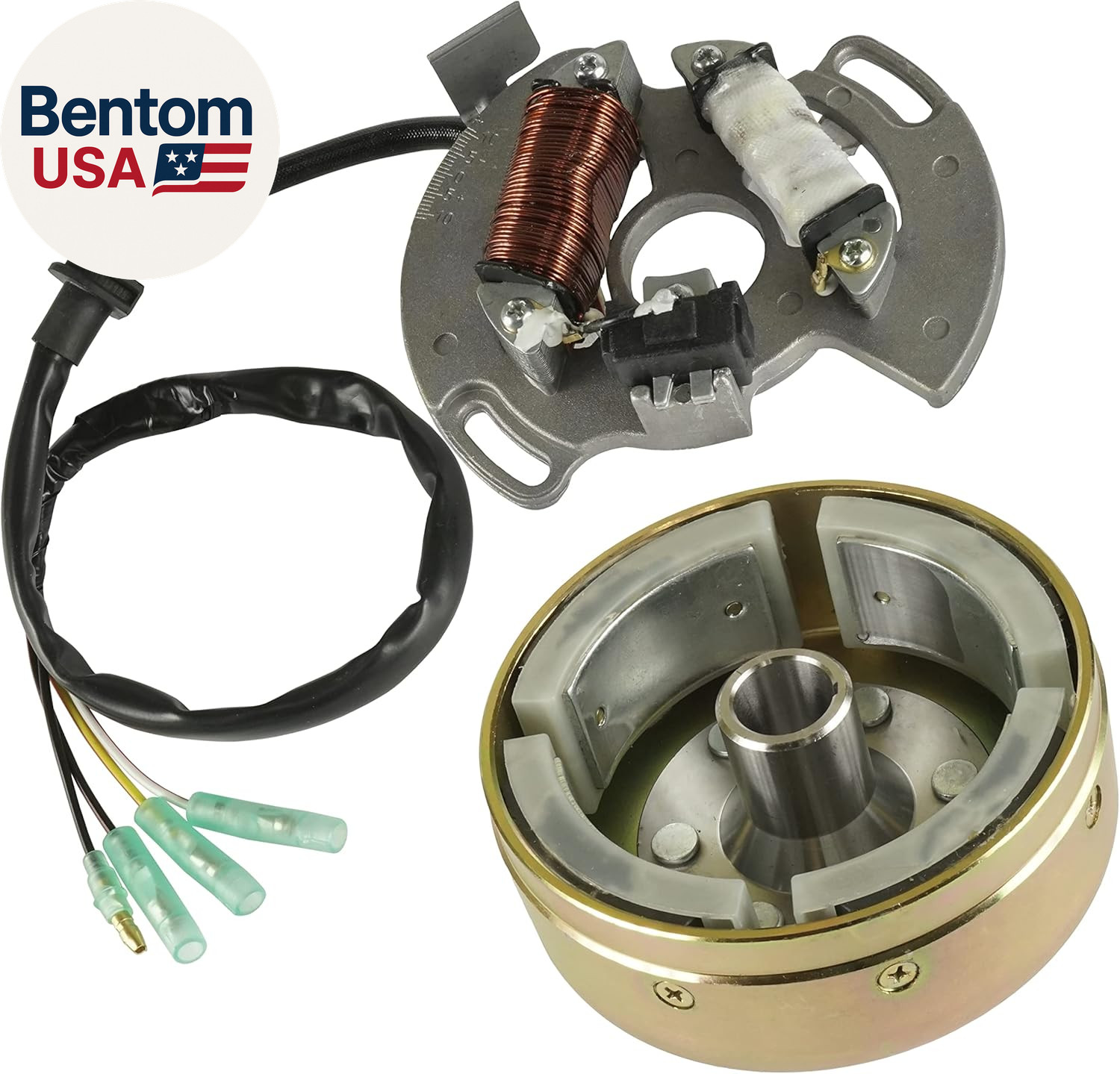 Flywheel Generator with Stator Magneto Compatible with Yamaha Blaster 200 YFS200 Flywheel Generator with Stator Magneto Compatible with Yamaha Blaster 200 YFS200