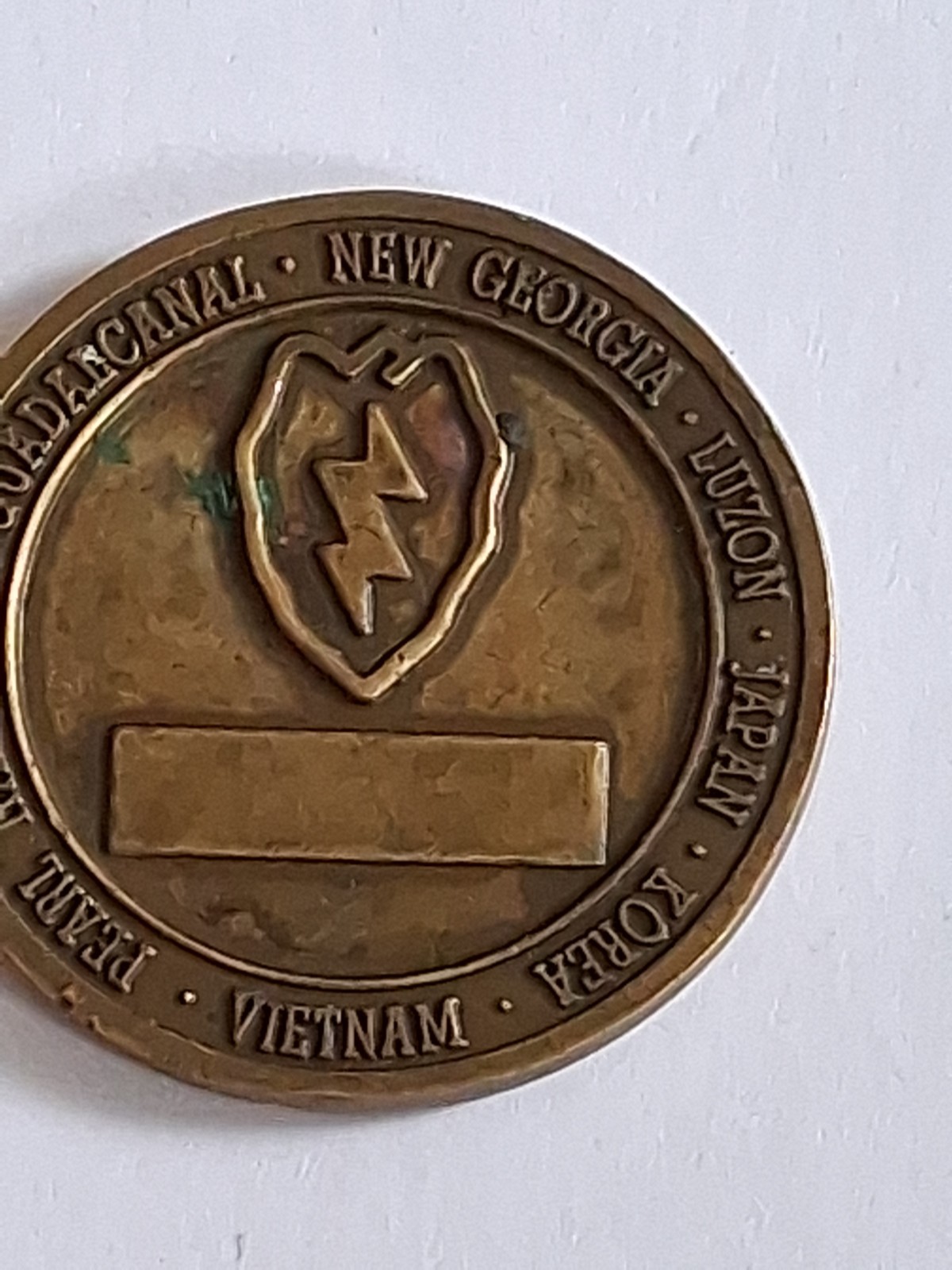 25th Infantry Division Light Fighters Vintage Challenge Coin