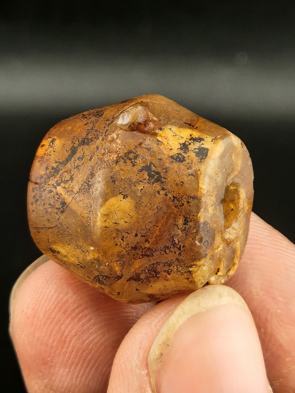 Vintage rare old african glass bead