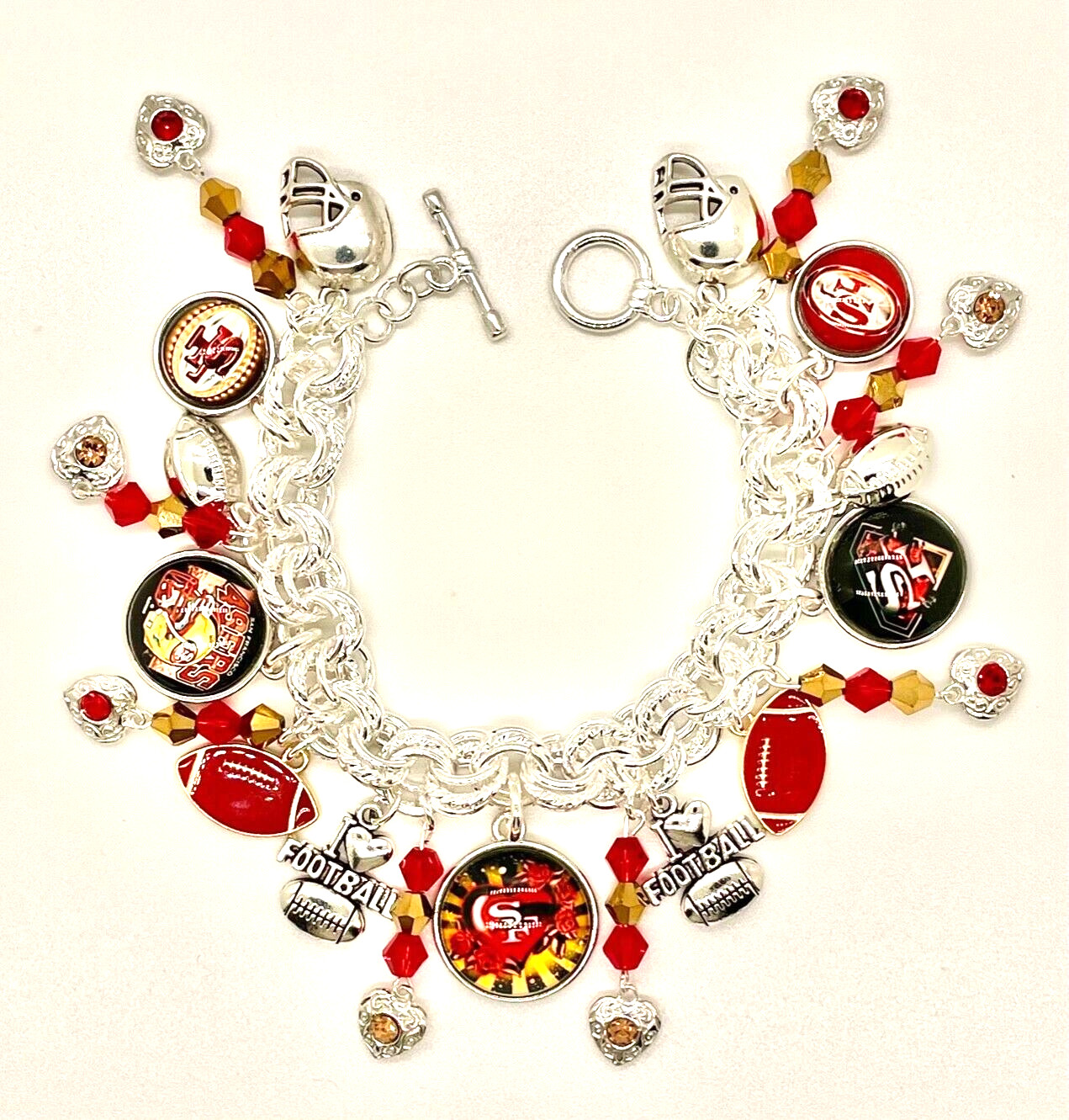 SF49er\'s Charm Bracelet, NEW VERSION #1 FREE SHIPPING SF49er\'s Charm Bracelet, NEW VERSION #1 FREE SHIPPING