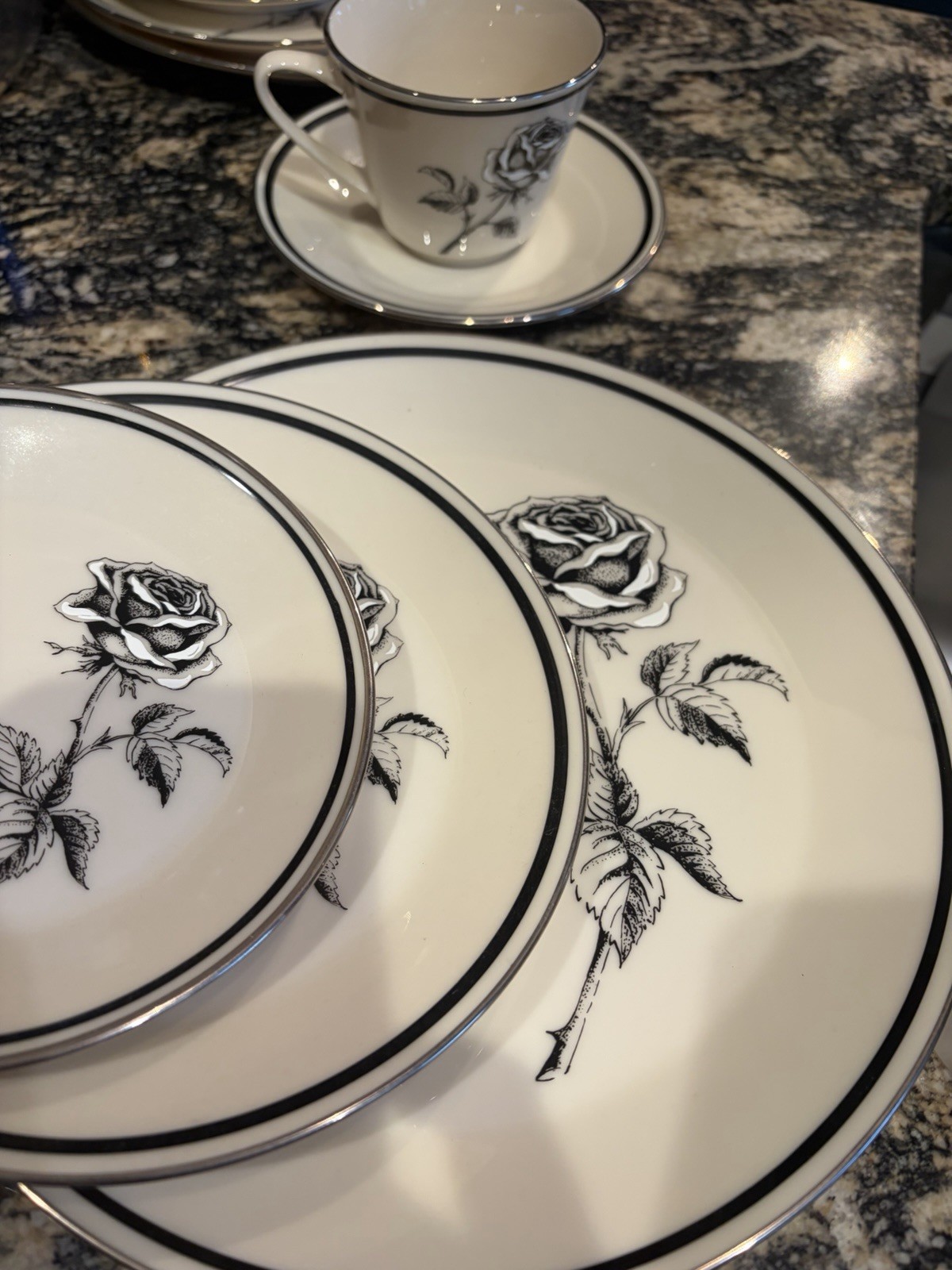 Lenox Forever 2 Five Piece Place Setting. Gifted In 1978 Never Used