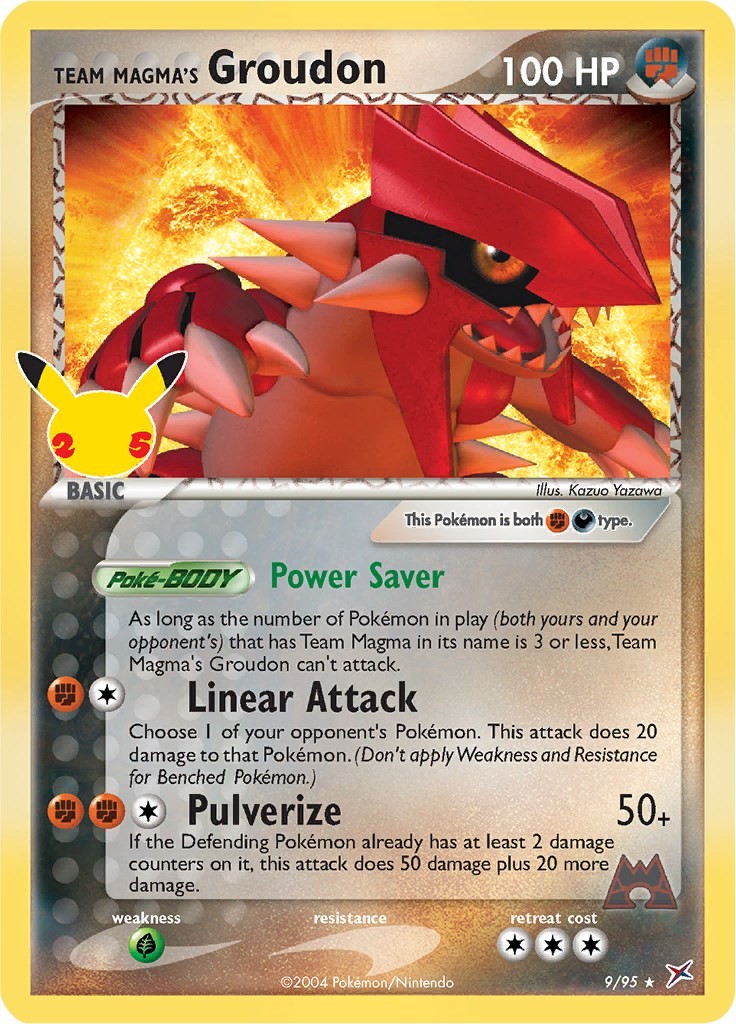 Team Magma\'s Groudon Holofoil [CCC - 9/95]