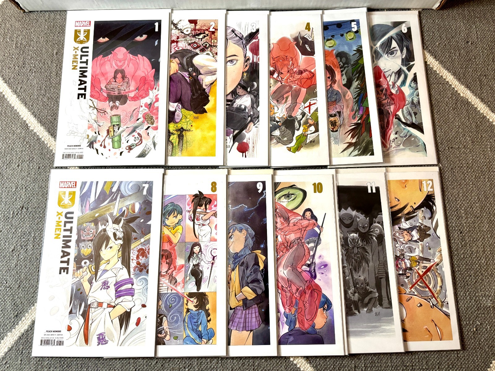 Ultimate X-Men #1-12 (2024) Peach Momoko Marvel Comics 1st Print Ultimate X-Men #1-12 (2024) Peach Momoko Marvel Comics 1st Print