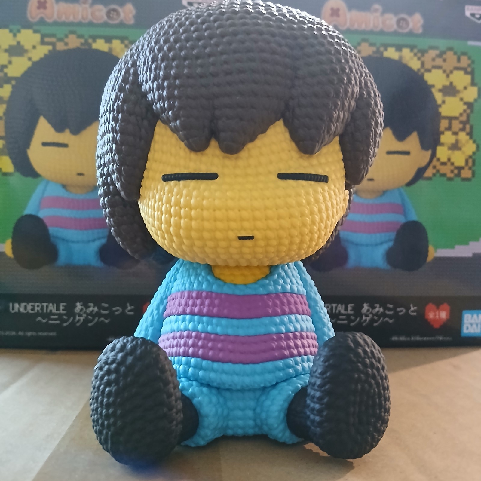 UNDERTALE Amicot Figure Human Japan BANPRESTO Amigurumi style figure