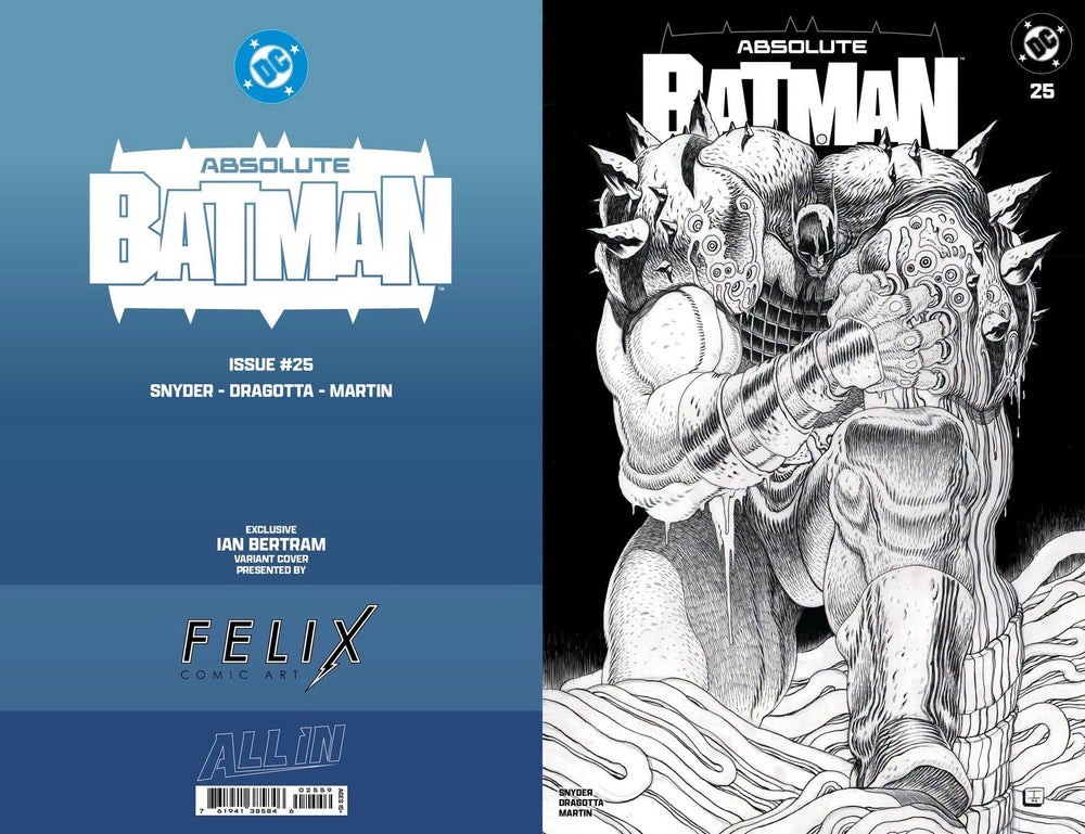 ABSOLUTE BATMAN #25 FELIX COMIC ART IAN BERTRAM EXCLUSIVE ABSOLUTE BATMAN #25 FELIX COMIC ART IAN BERTRAM EXCLUSIVE