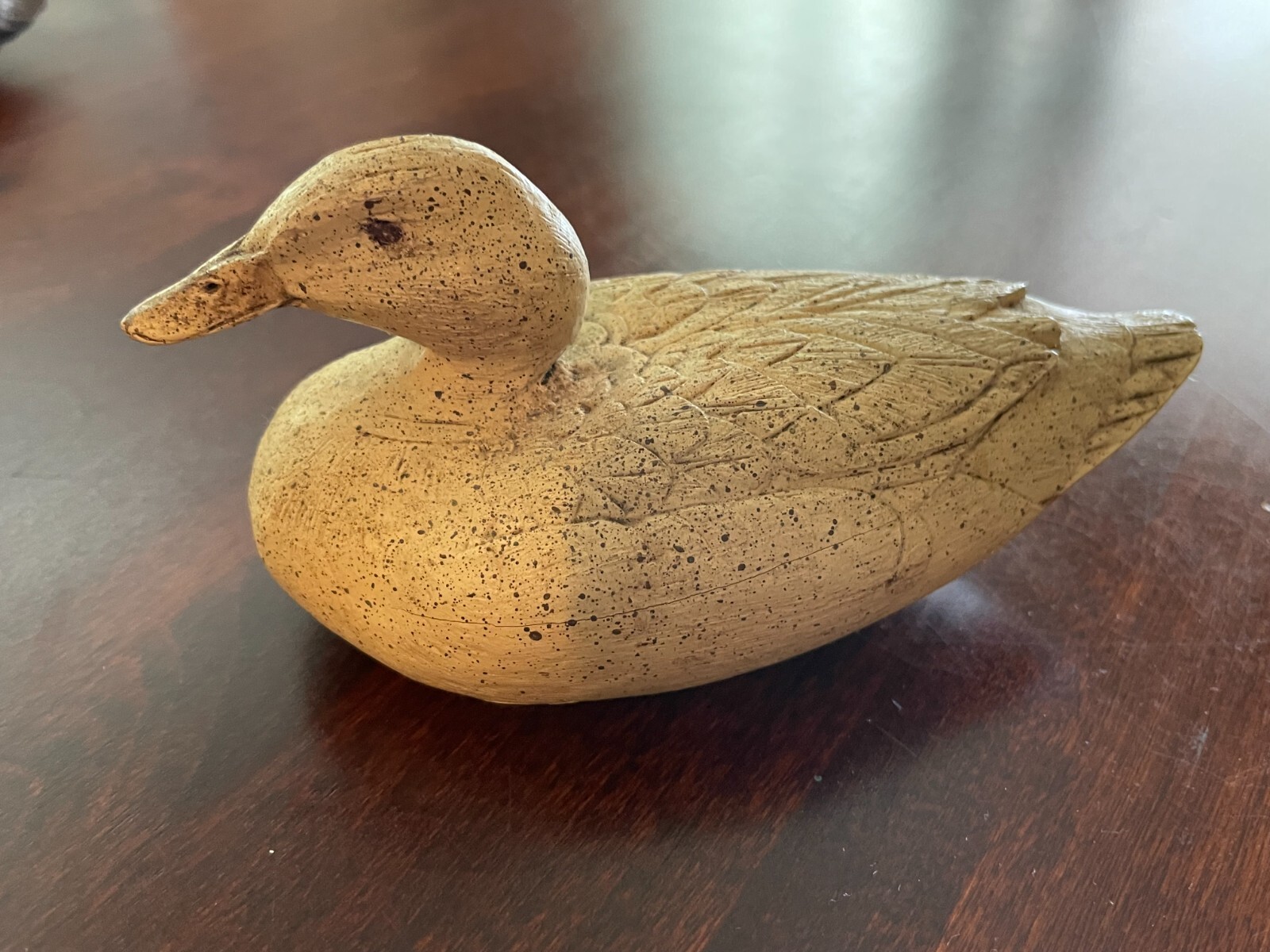 Vintage Mallard Duck Decoy Collectible Figurine Resin