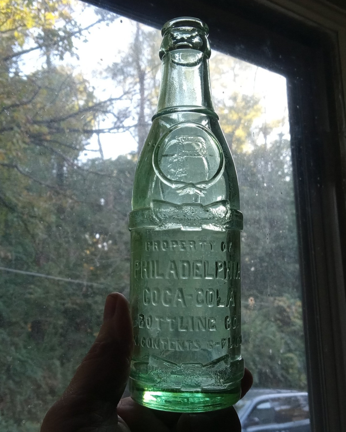 1922 ROOT GREEN PHILADELPHIA BOW TIE COKE BOTTLE COCA COLA BOTTLING CO NICE