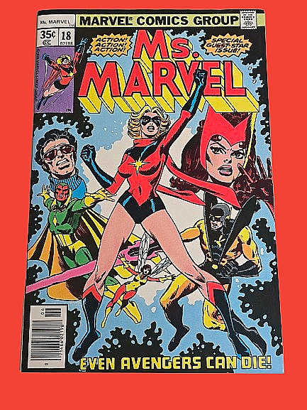 Ms. Marvel #18 1978 Marvel Comics Mystique 1st Full Appearance Bronze Age