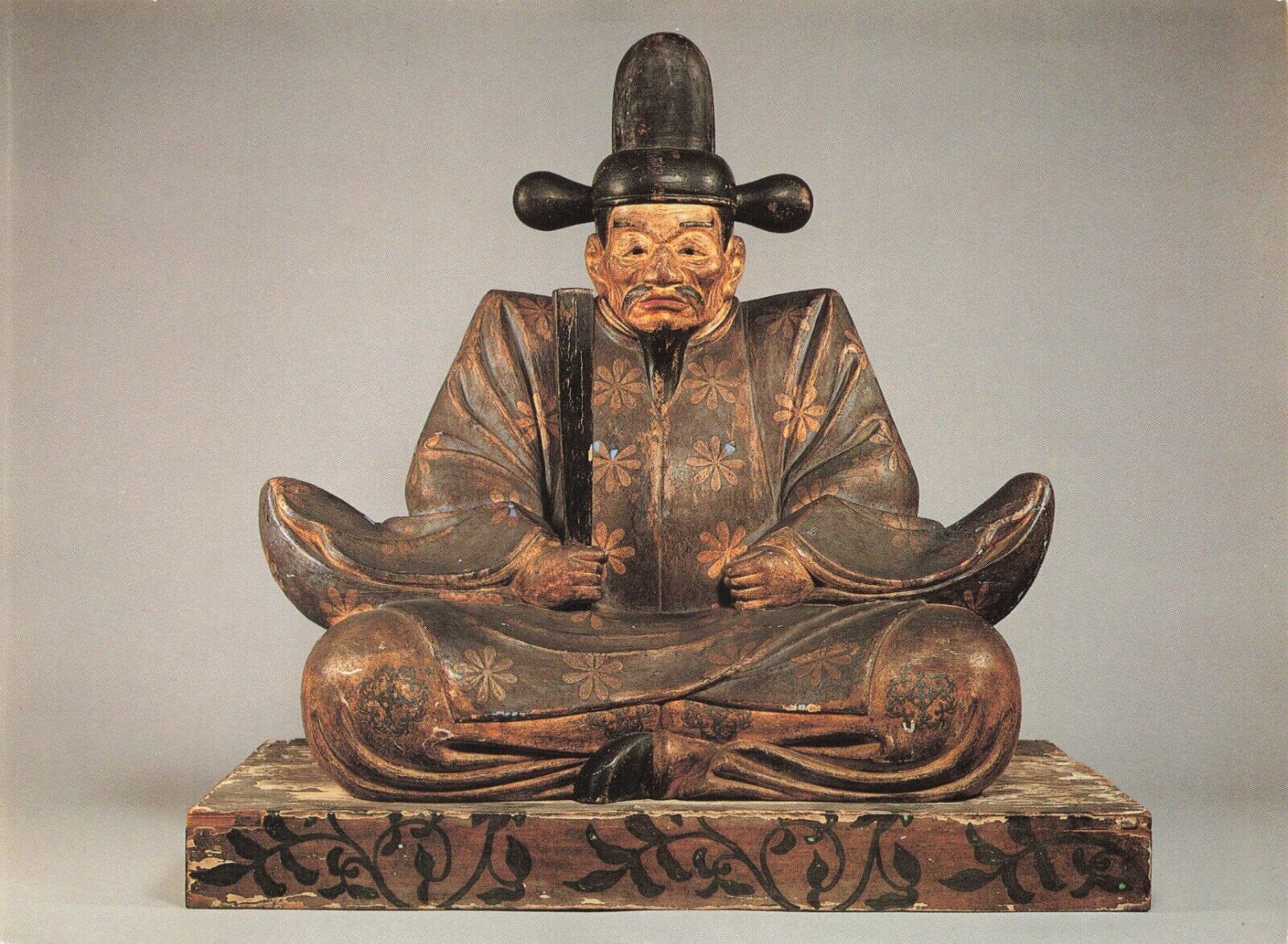 Postcard Japanese Monoyama Period (16th Century) Toyotomi Hideyoshi Daimyo Wood