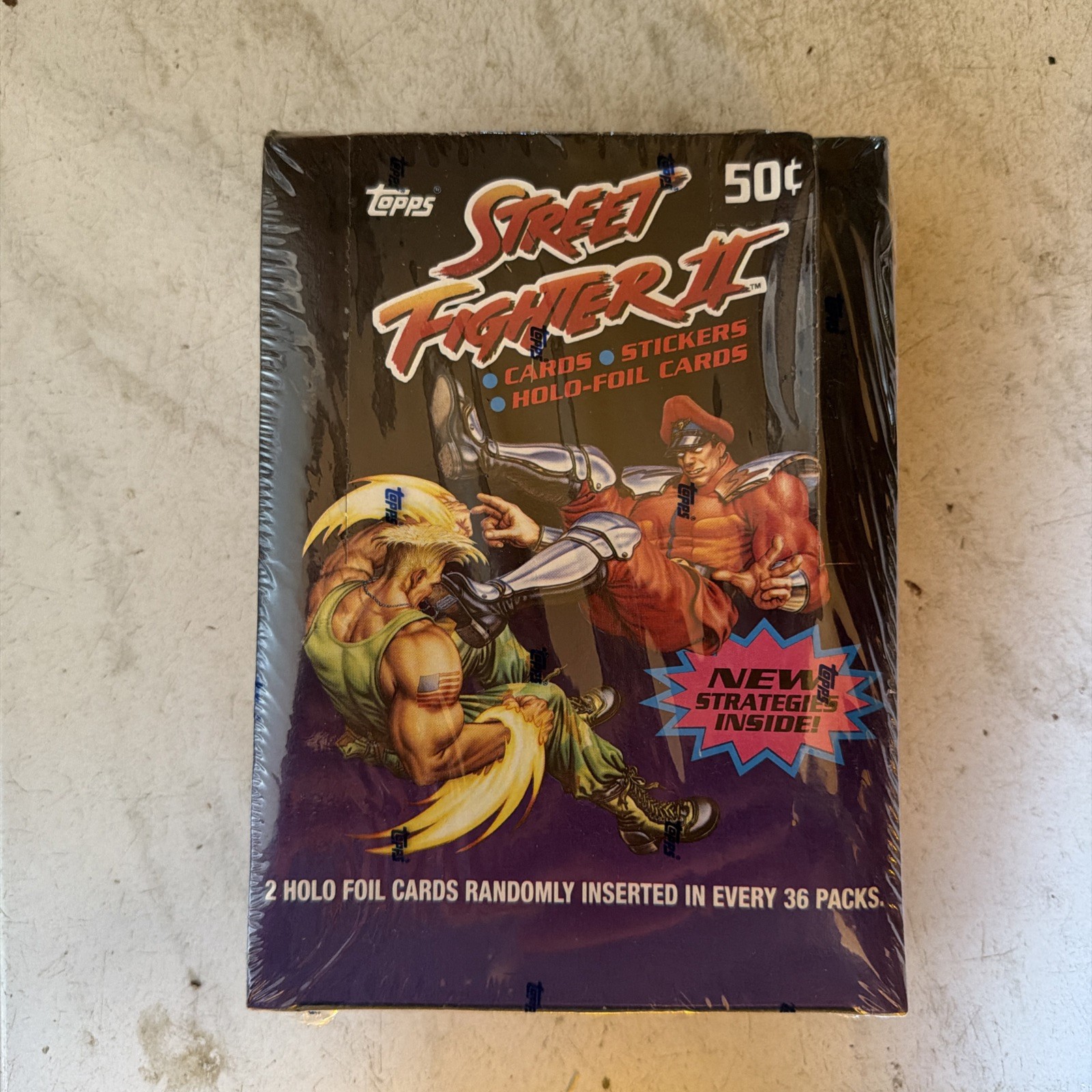 1993 Topps STREET FIGHTER II Trading Cards SEALED BOX NEW