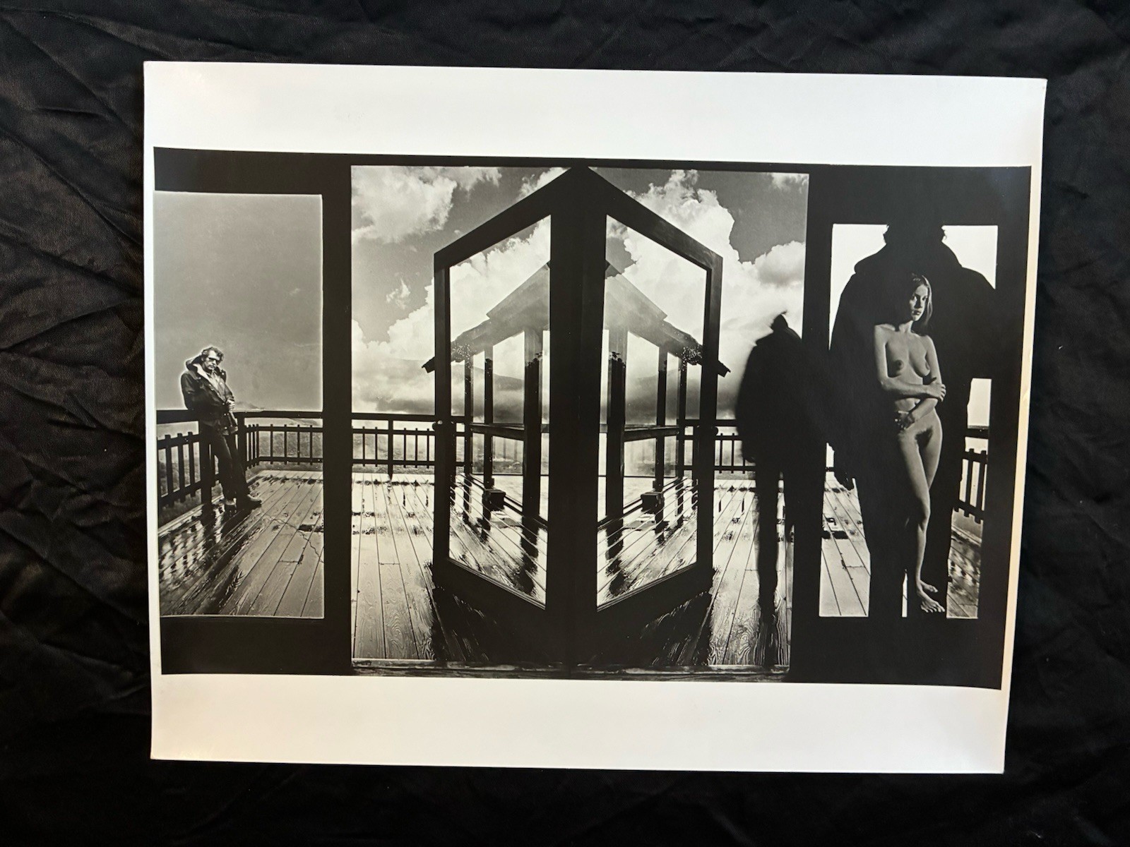 Jerry Uelsmann Self Portrait Animus Anima 1978 Gelatin Silver Photo Stamped 8x10
