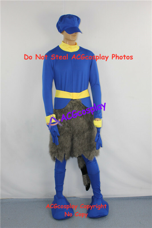 Sly Cooper cosplay Sly Cooper Cosplay Costume incl. big tail and big shoes cover