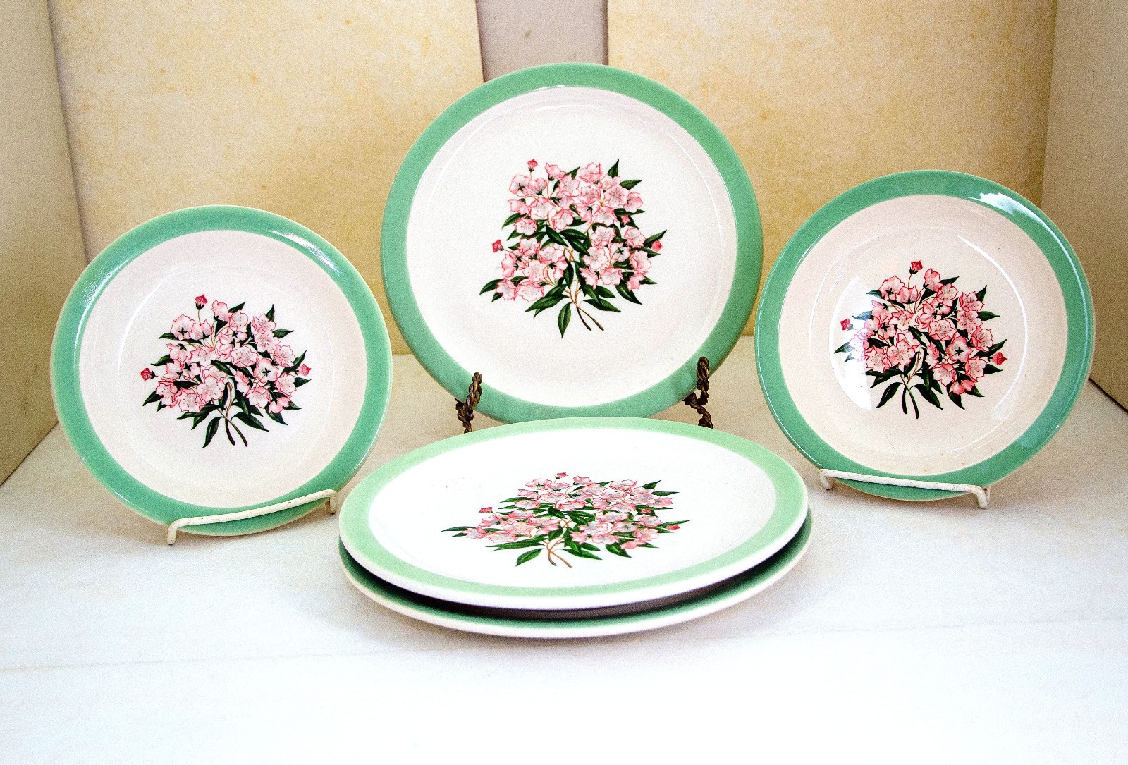 Pennsylvania Railroad China 1950's State Flower of Pennsylvania