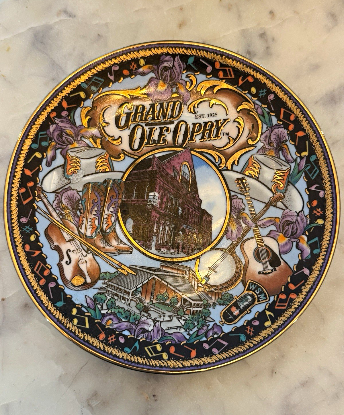 Grand Ole Opry Limited Edition Collectible Series Porcelain Plate 8.5 in