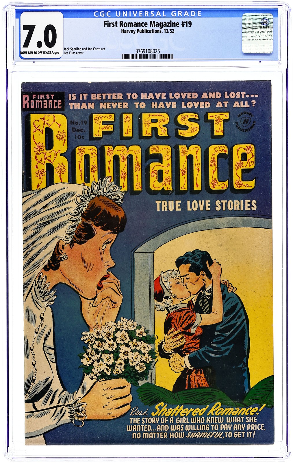 First Romance Magazine #19 CGC 7.0 1952 3769108025
