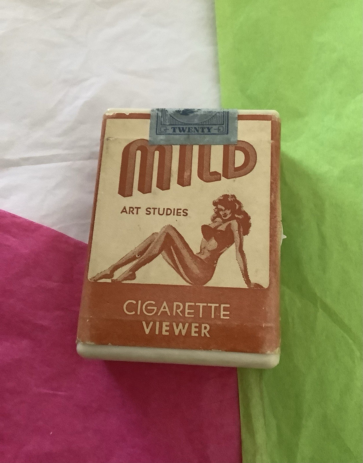 Vintage 1950s Pin Ups In Cigarette Pack No.2 Series Viewer Art Models Pictures