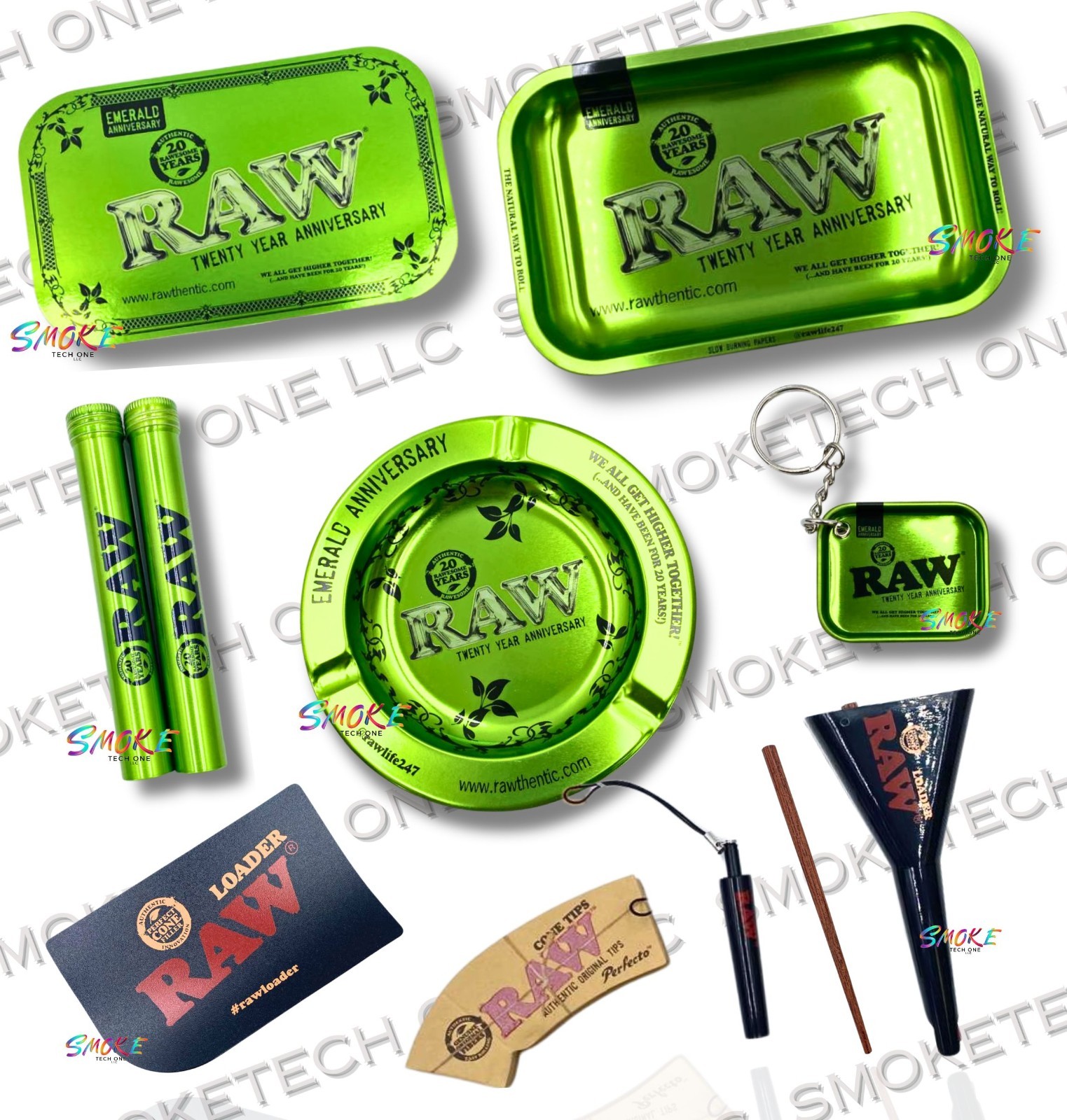RAW Emerald 20 Years Anniversary Collector's Set – Limited Edition (11 Pc Kit) RAW Emerald 20 Years Anniversary Collector's Set – Limited Edition (11 Pc Kit)