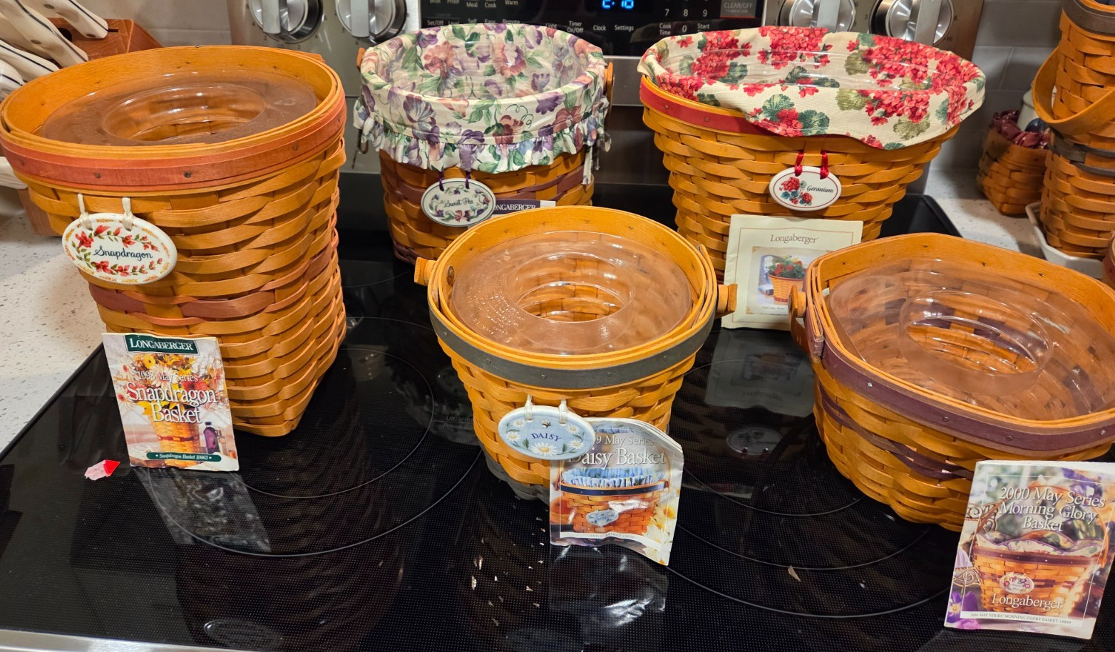 LONGABERGER MAY SERIES BASKETS