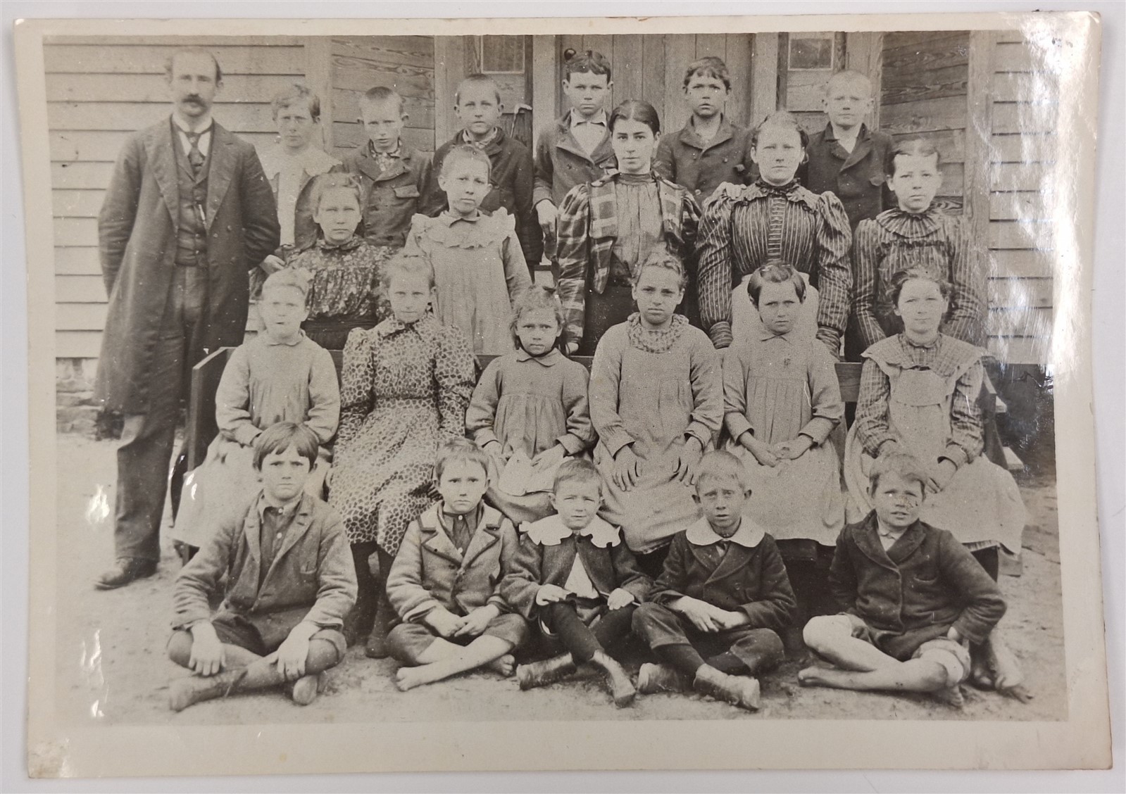 c1897 White Pond School Aiken County SC Class Photo Named Students Teacher