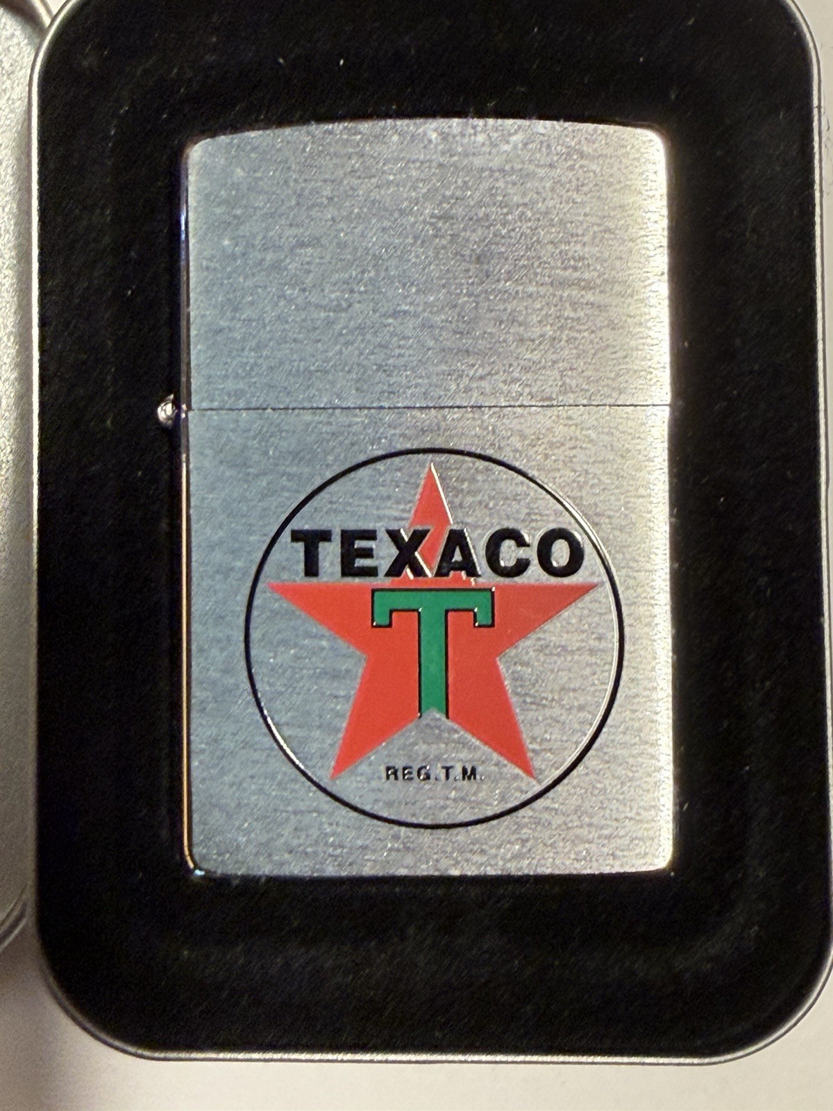 Zippo lighter TEXACO XVI 2000 double dated new in original labeled box