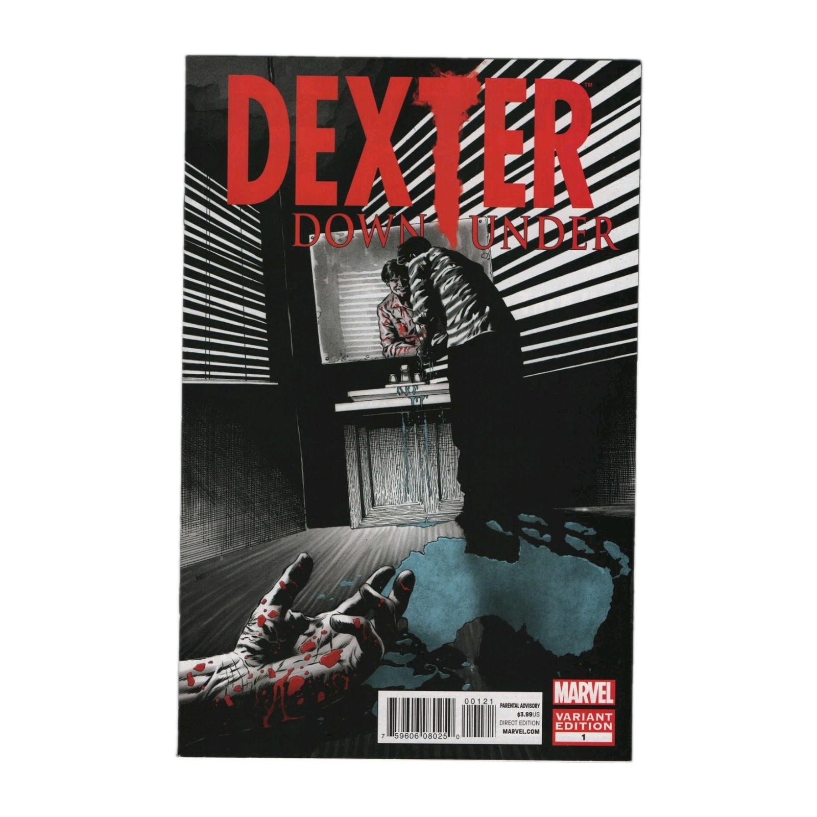DEXTER DOWN UNDER #1 1:20 PERKINS RETAILERS INCENTIVE VARIANT HORROR MARVEL 2014