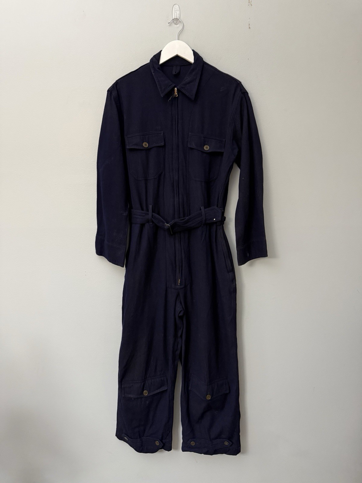 WWII U.S. Army Air Forces AN-S-31A Summer Flying Suit S.J. Campbell Wool Sz 40