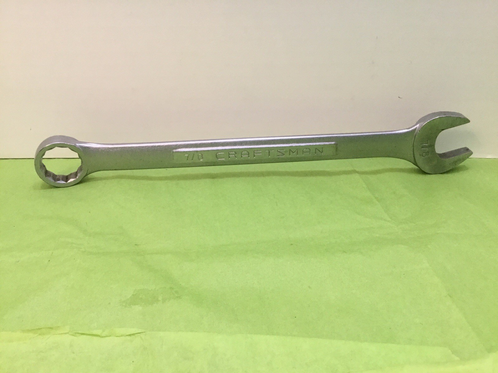 Vintage Craftsman Combination Wrench -  7/8  -  V - 44703