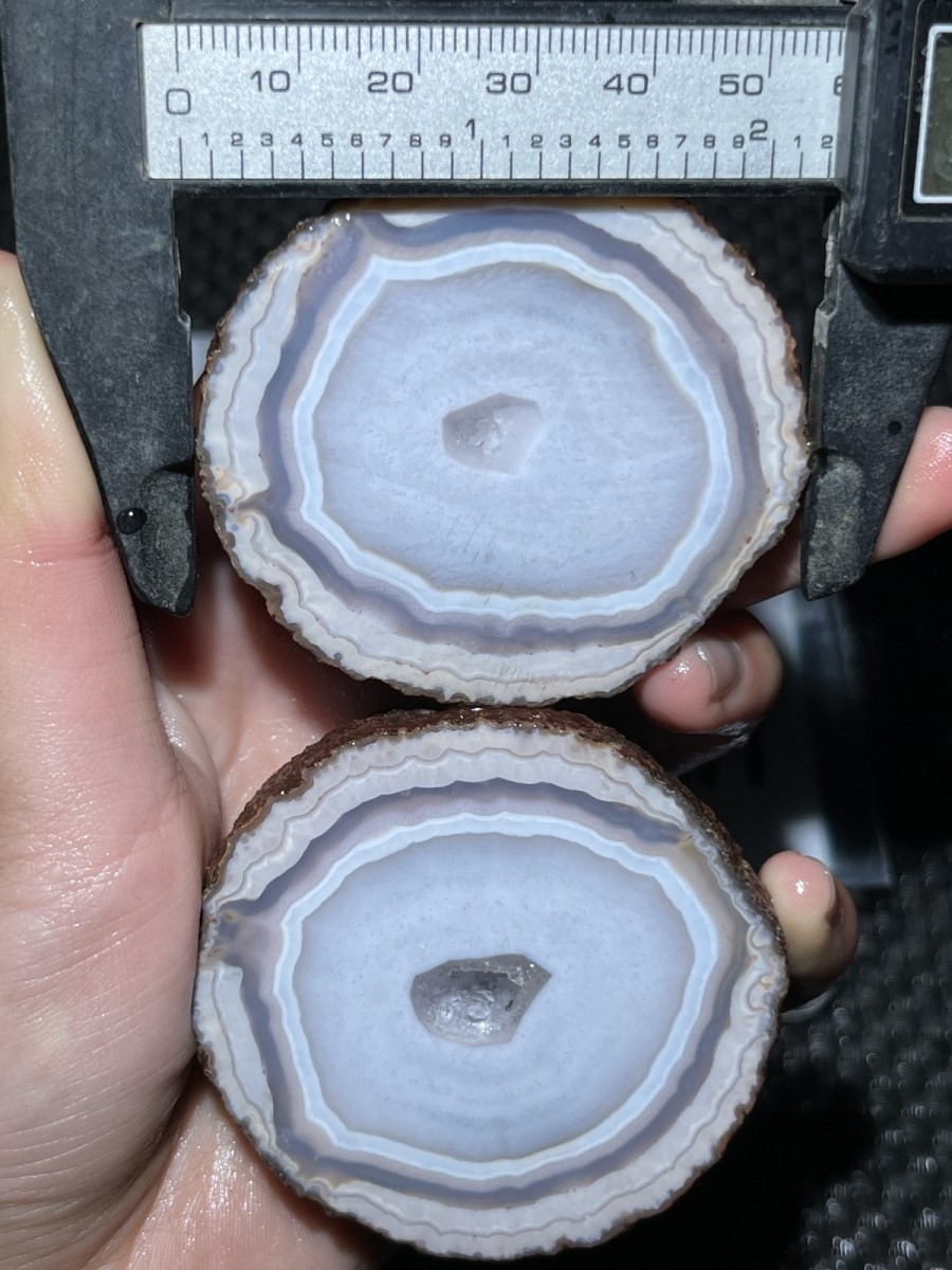 1Pair Rough Unpolished China Agate Achat Nodule  Xuanhua VERY RARE 227g 4