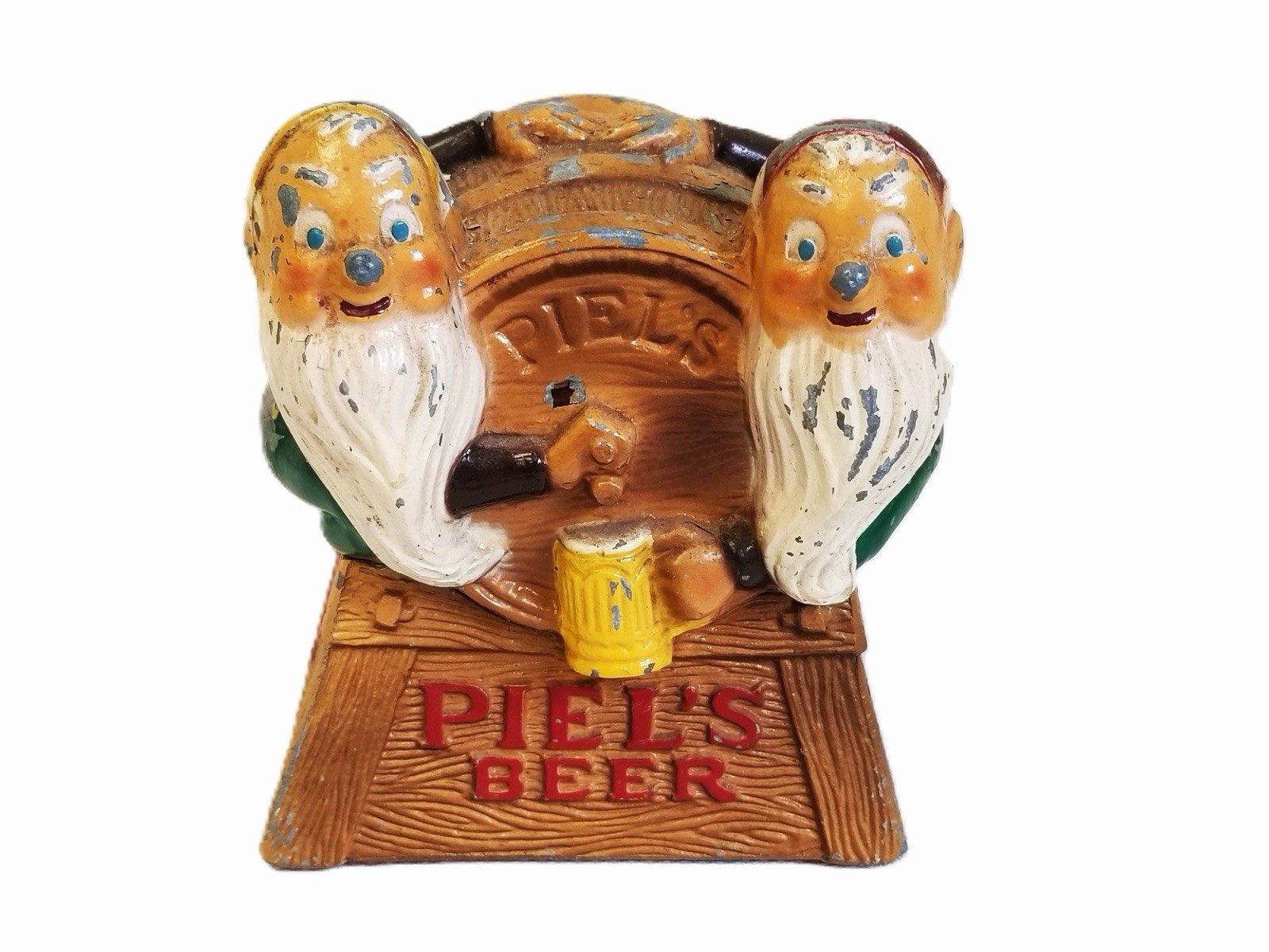 Vintage Piel\'s Beer Bar Countertop Caddy and Foam Scraper Holder. Made In USA