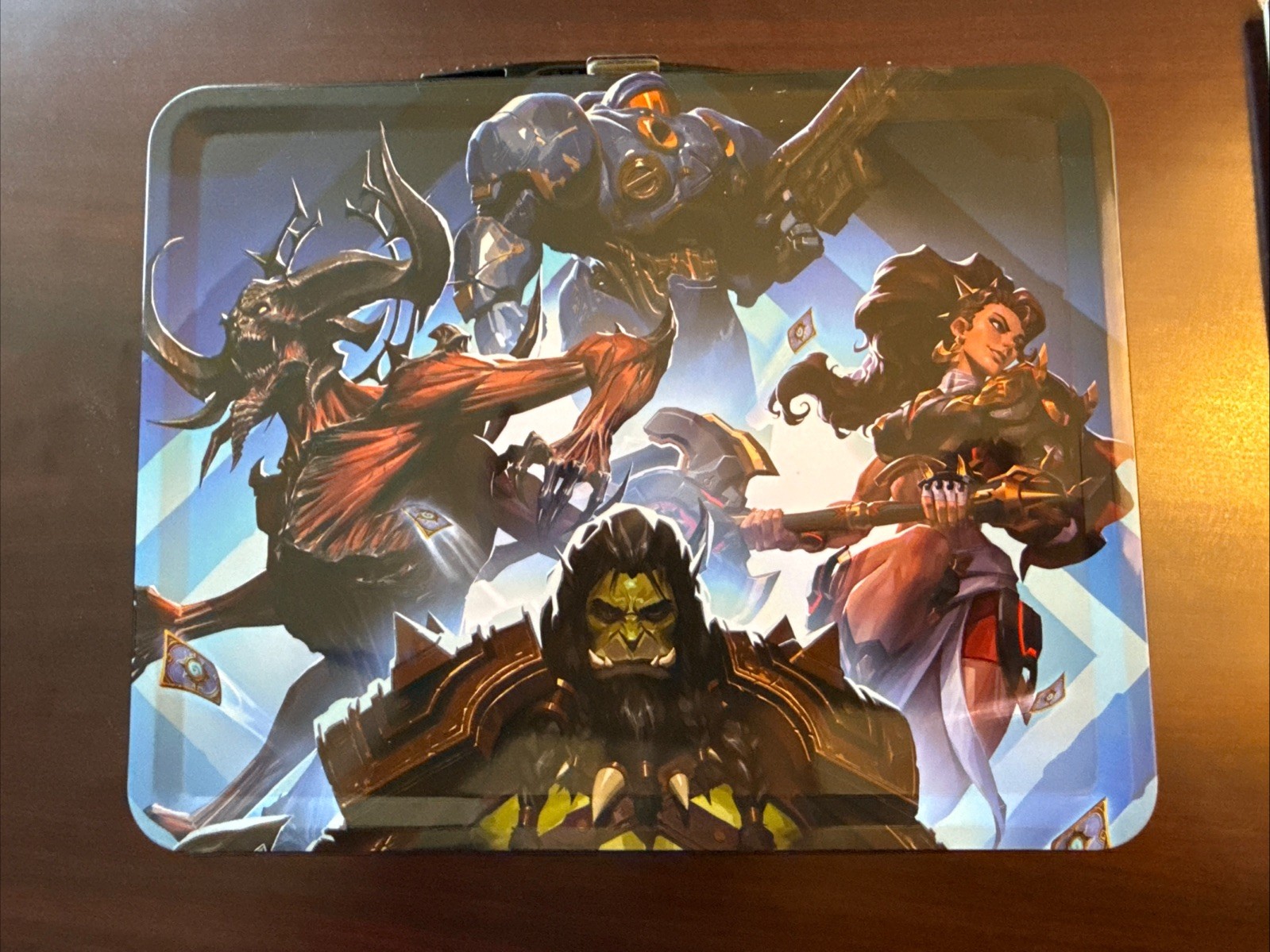 2026 BlizzCon Metal Lunchbox Tin Set w/ Tumbler Bottle, Lanyard, Bag & Pins