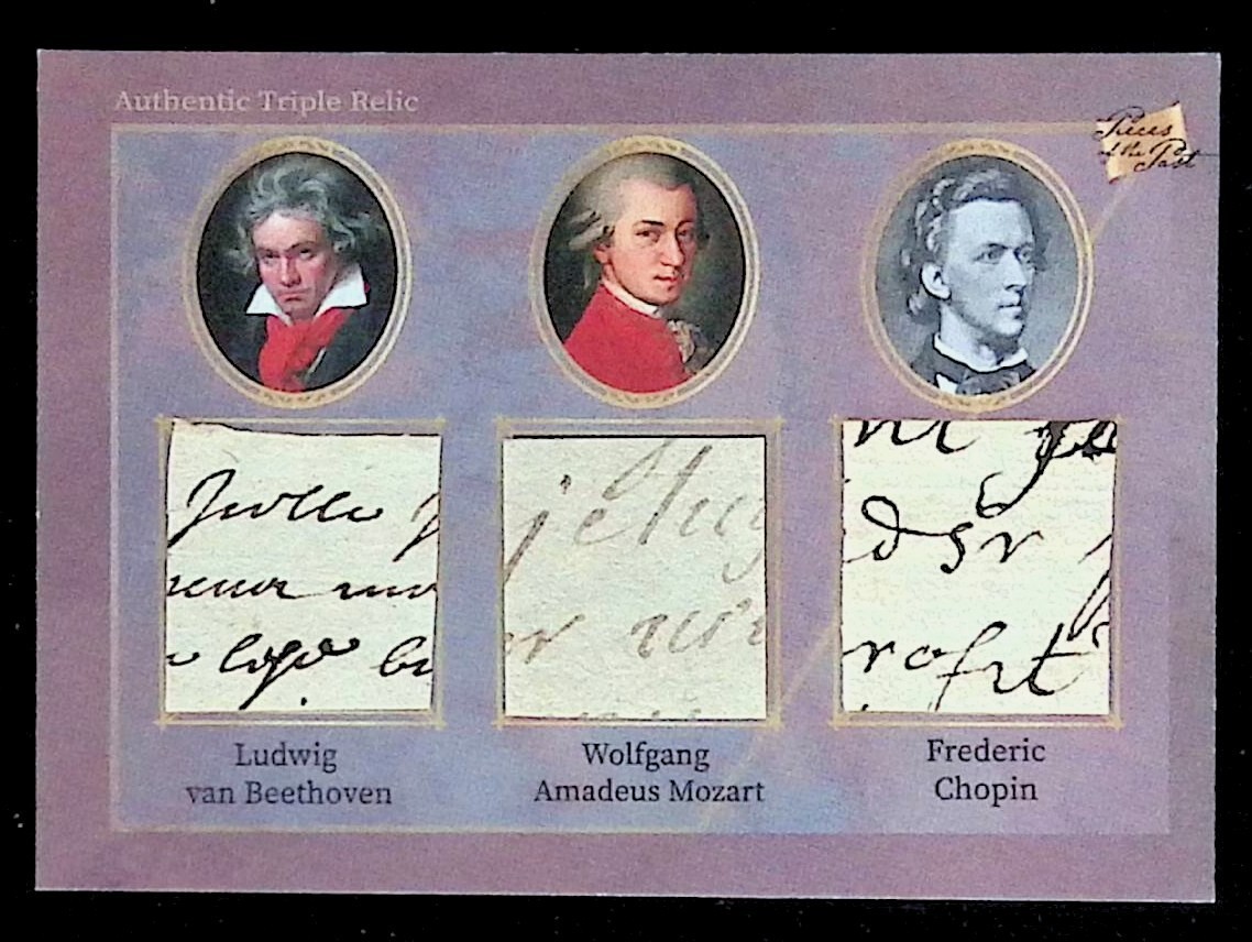 Beethoven/Mozart/Chopin * Unique Triple Written Relic🎶* Beethoven/Mozart/Chopin