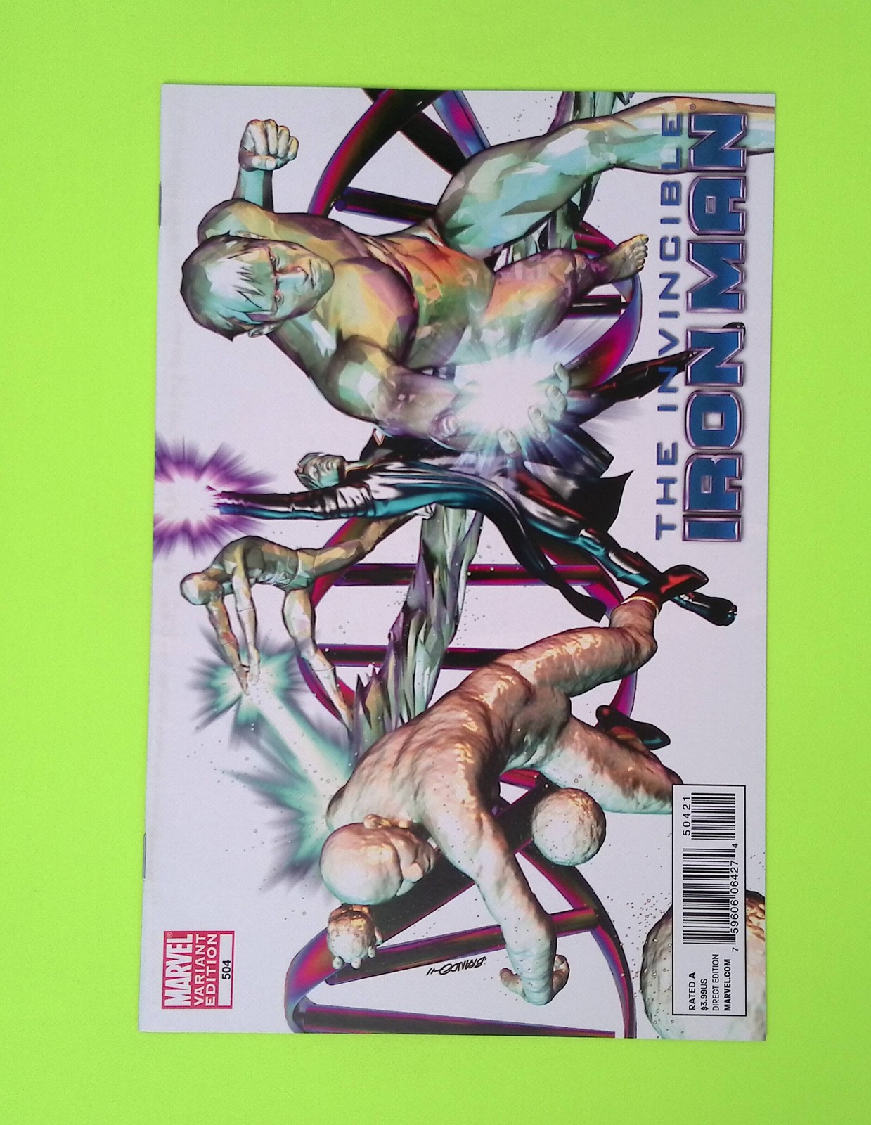 Invincible Iron Man #504b Vol. 2 2011 Marvel Comics Variant 8.0 W144-117