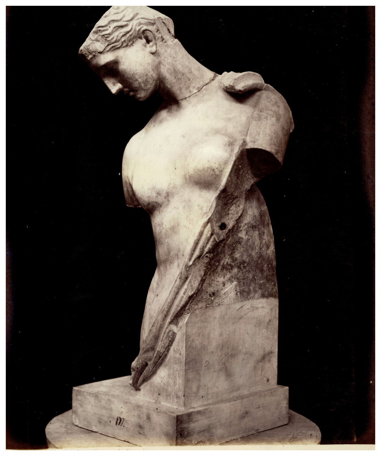 Italia, Psyche, Museo Napoli Vintage Print, Albumen Print 23.5x19.5 C Italia, Psyche, Museo Napoli Vintage Print, Albumen Print 23.5x19.5 C
