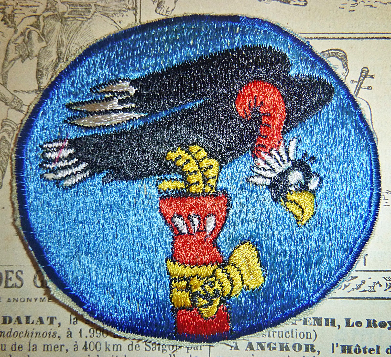 WWII - Flight Patch - USAAF - Hale\'s Angels - 547th Bomb Squadron - B-17 - D.898 WWII - Flight Patch - USAAF - Hale\'s Angels - 547th Bomb Squadron - B-17 - D.898