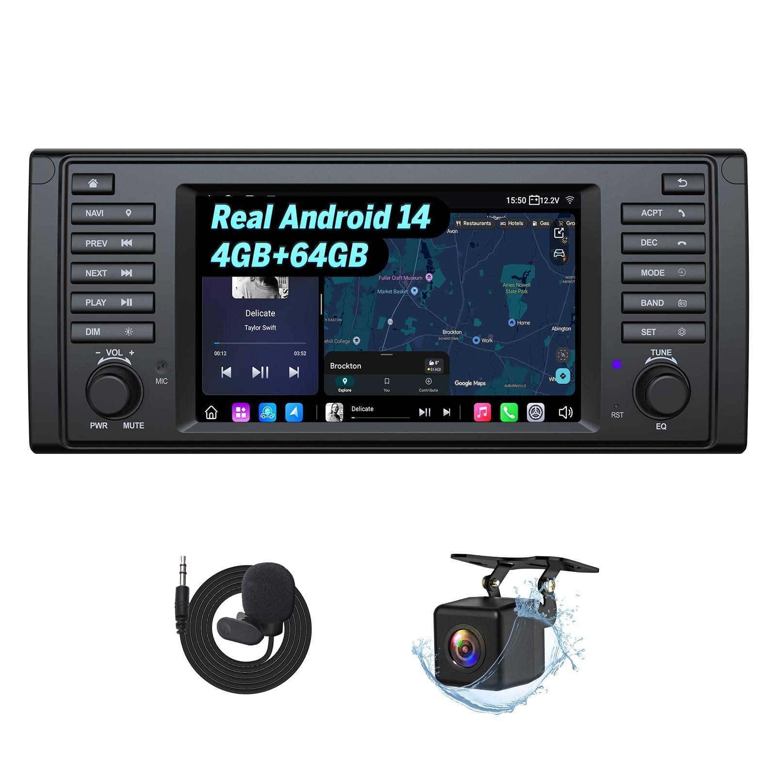 Eonon 4+64G Wireless CarPlay Android Auto Car Stereo Compatible with BMW 5 Se... Eonon 4+64G Wireless CarPlay Android Auto Car Stereo Compatible with BMW 5 Se...