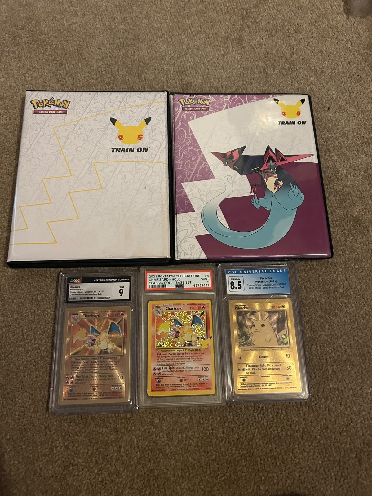 Pokemon 25th Celebration Grand Master Set All Cards Pikachu Charizard PSA 9 