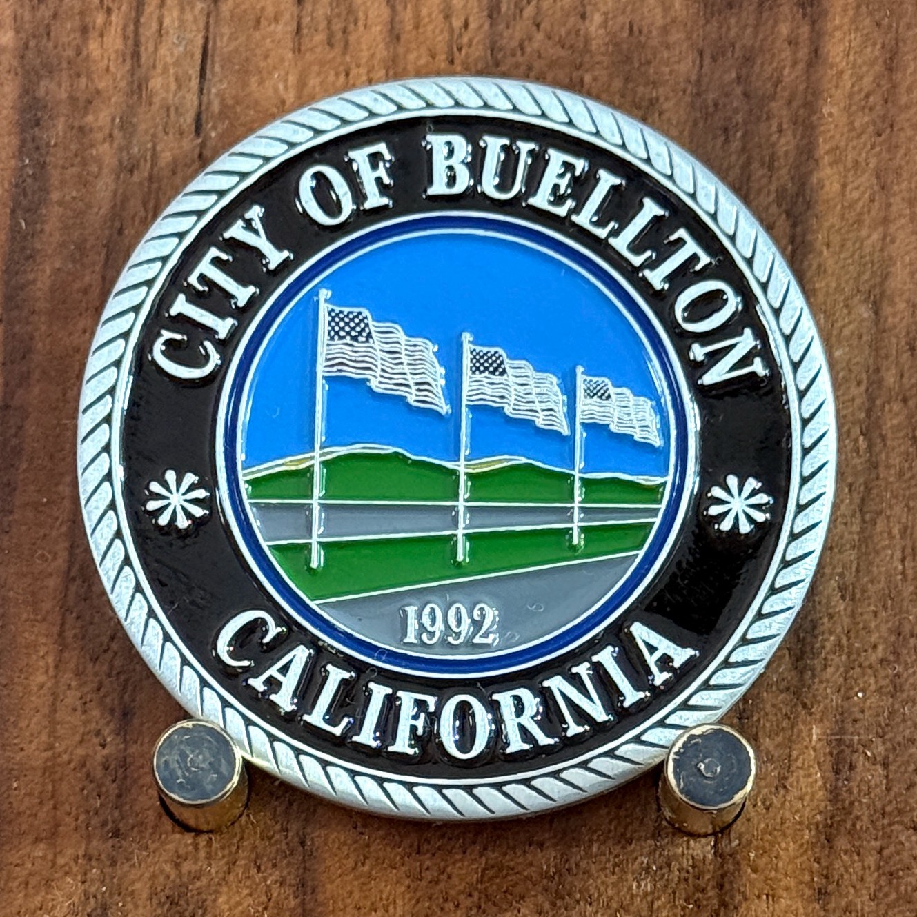 City of Buellton CA 30th Anniversary Double Sided Challenge Coin  W#33