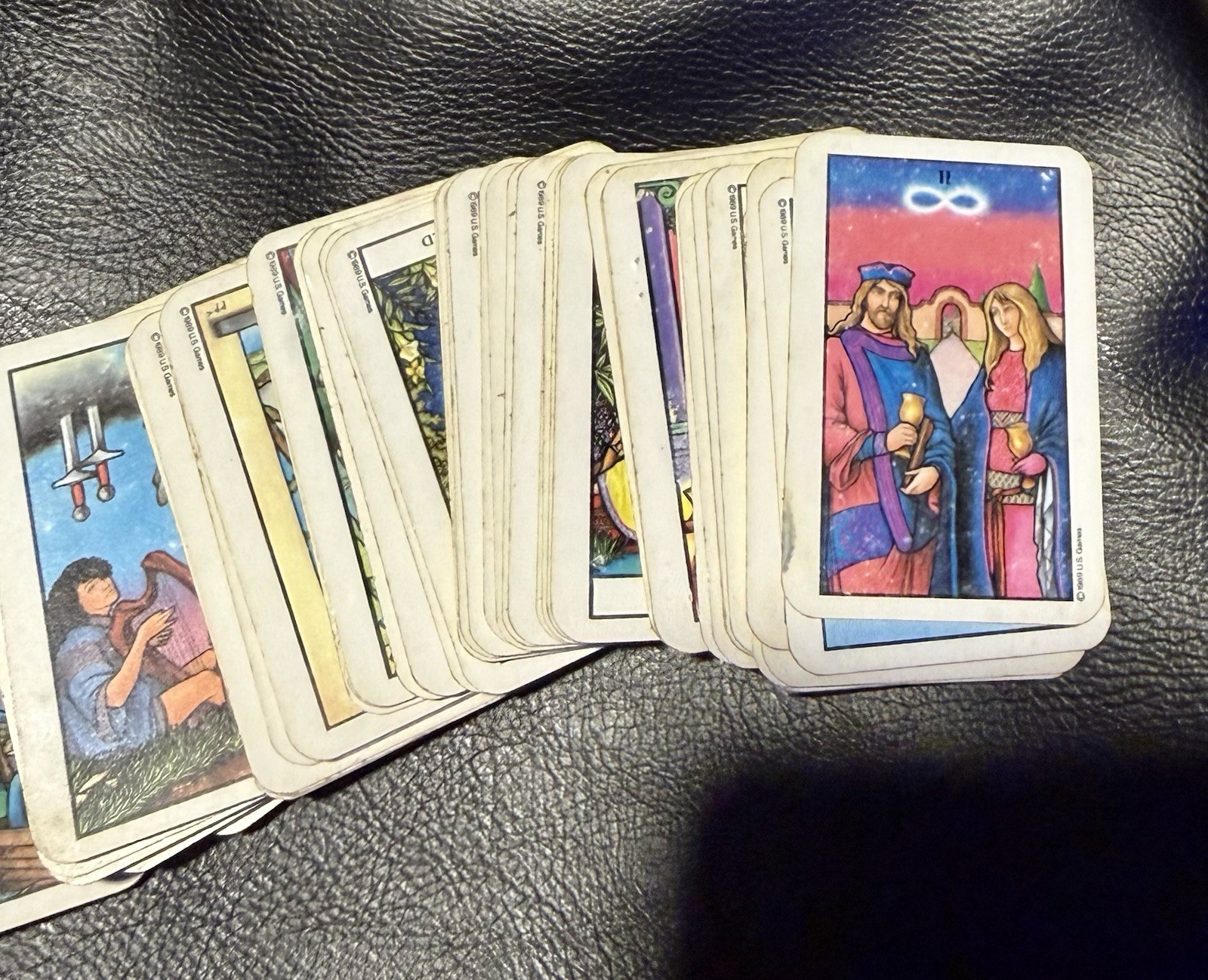 Vintage ✨🙊 ‘70’s✨ Miniature TAROT 68 Cards 2 1/2” X  1 3/4” Collectible