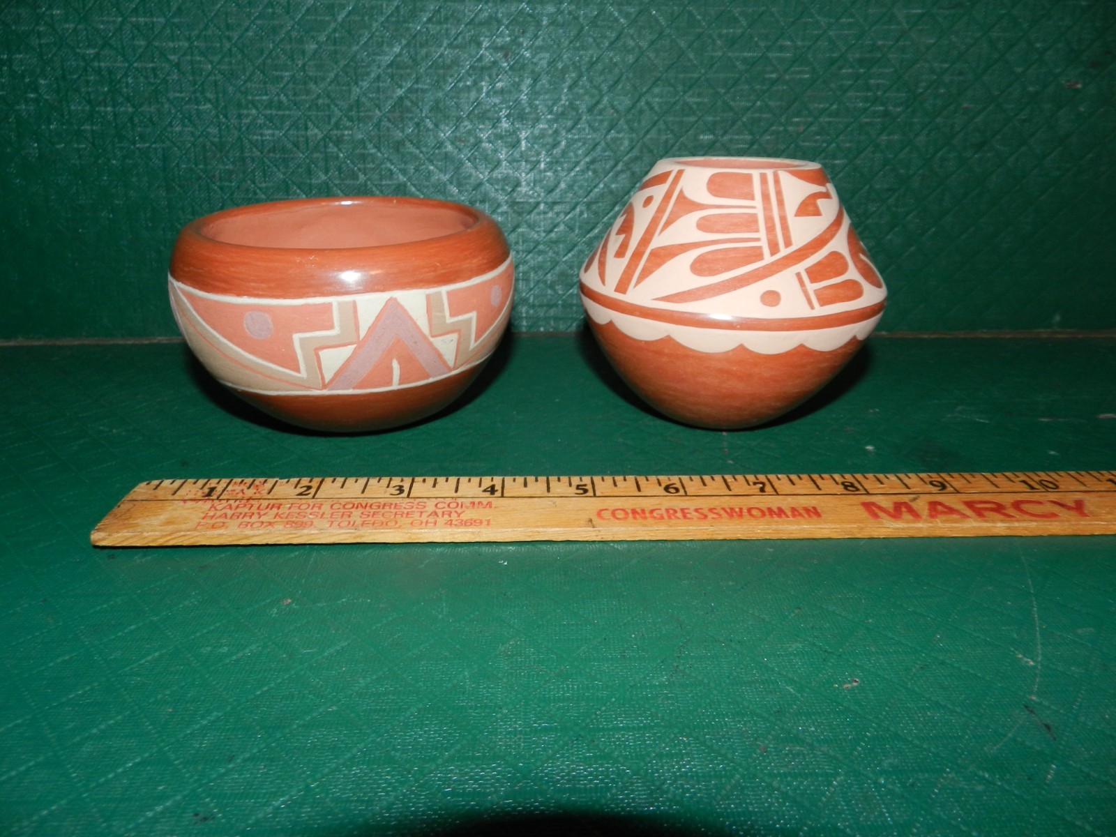 Geroninda San Juan  Pottery ARCHULETA Vase and CG- Loretto Jemez Pueblo Pottery