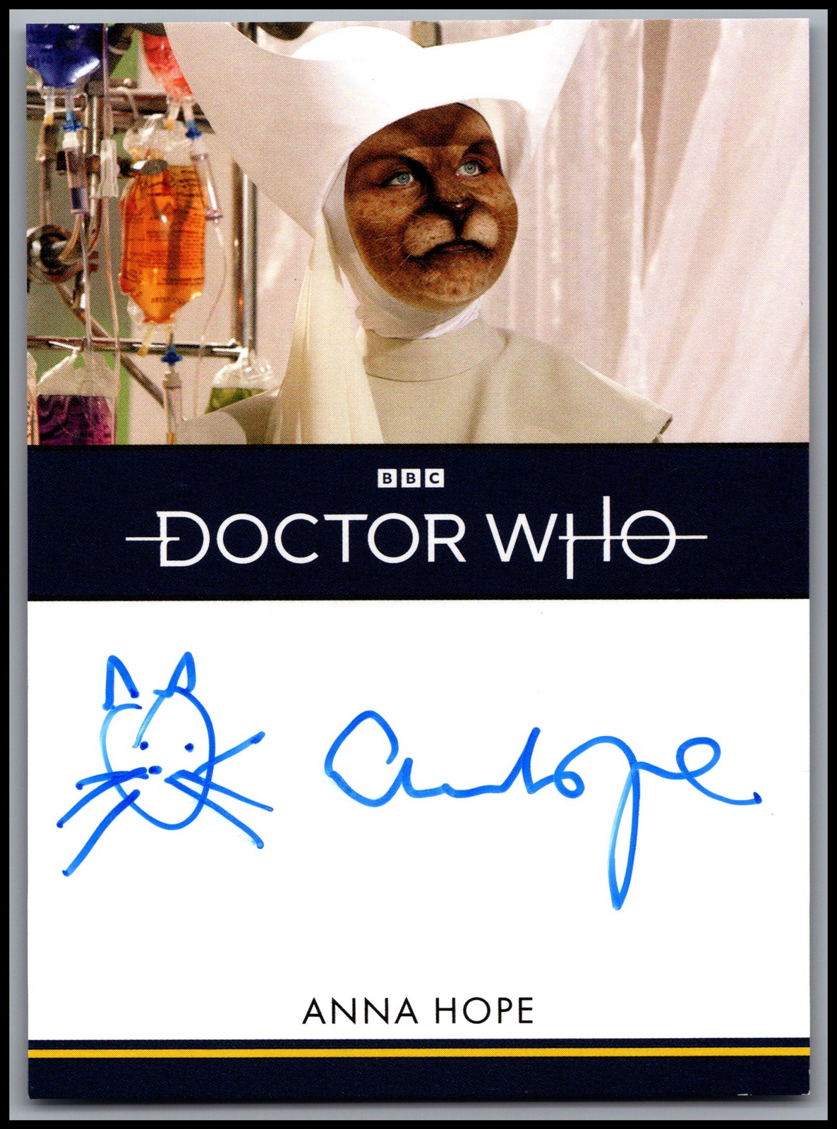2023 Doctor Who Series 1-4 #NNO Anna Hope Inscription Auto Art