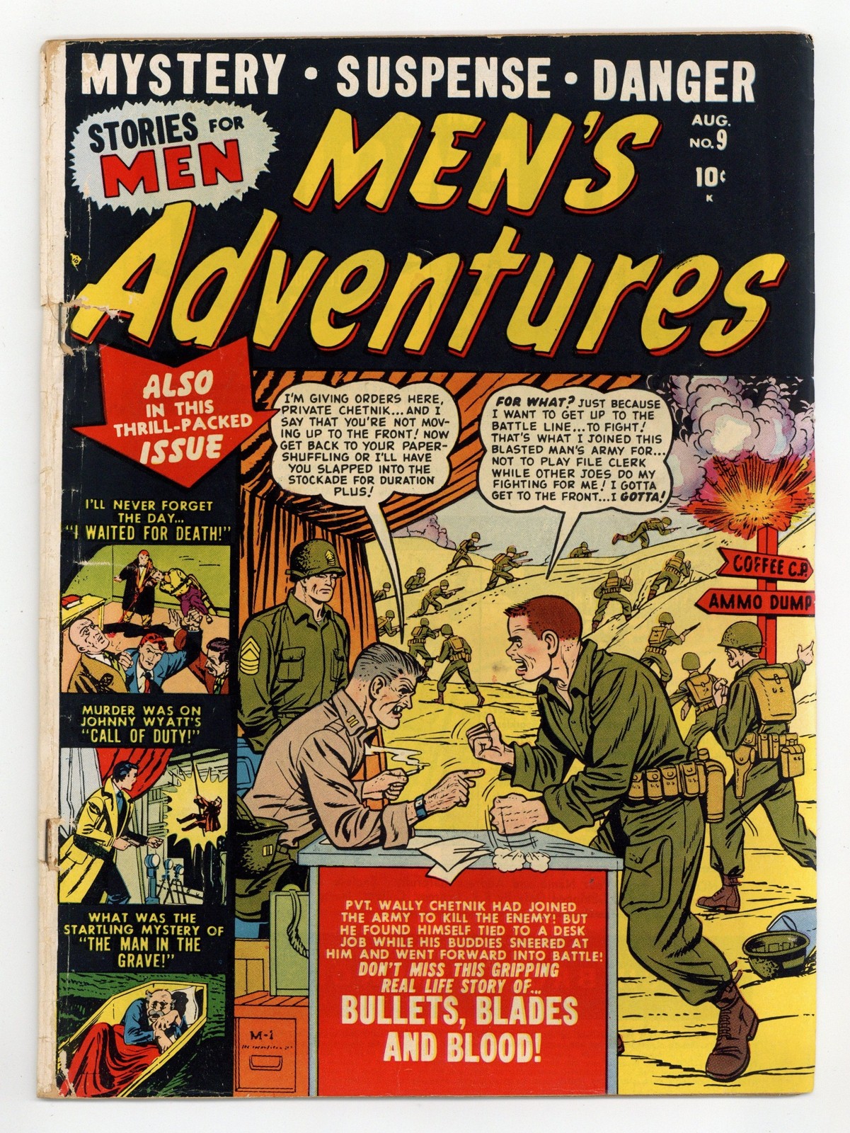 Men's Adventures #9 GD/VG 3.0 1951