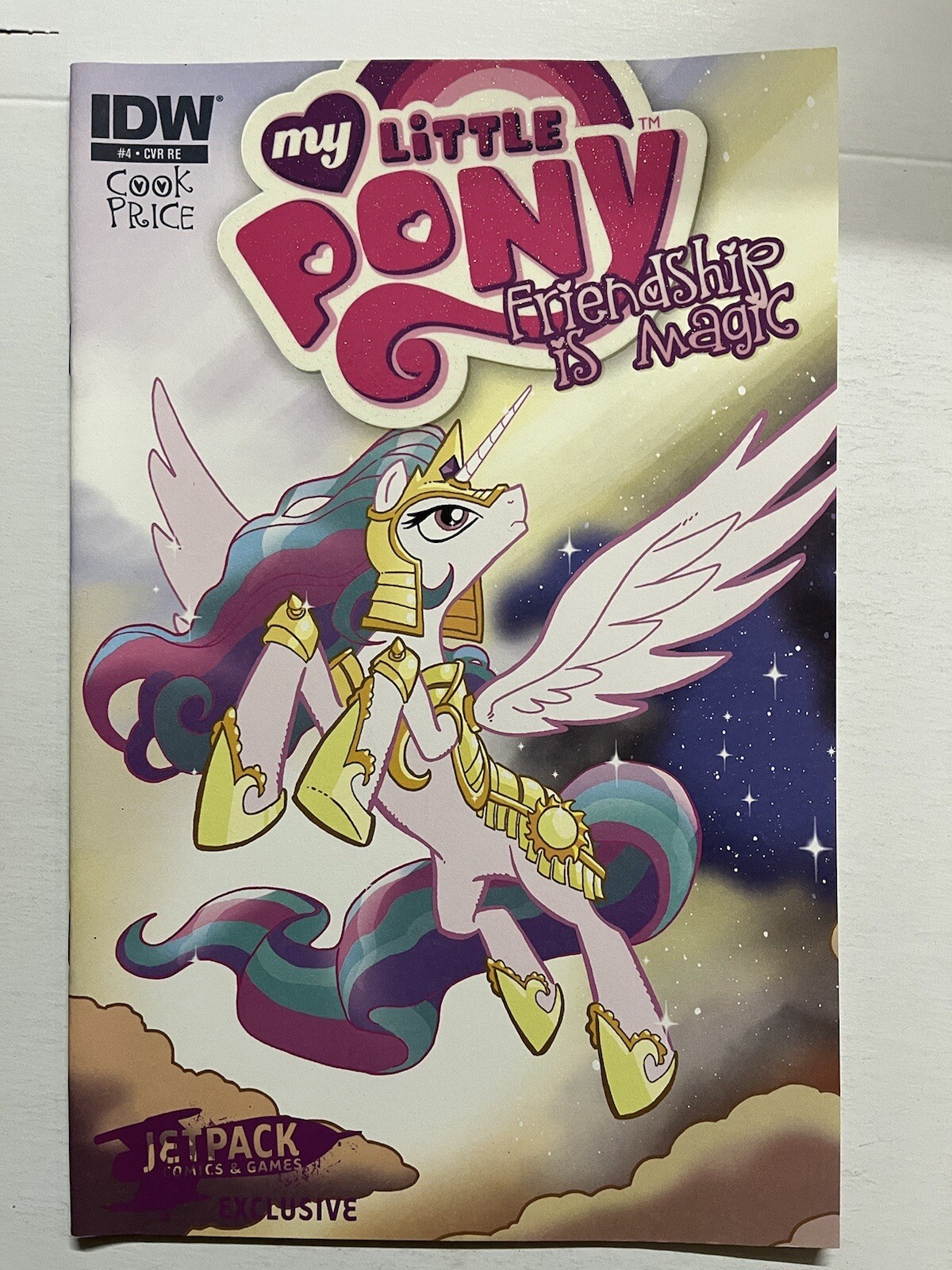 MY LITTLE PONY FRIENDSHIP IS MAGIC 4 Jetpack LIMITED EDITION variant IDW Brony |