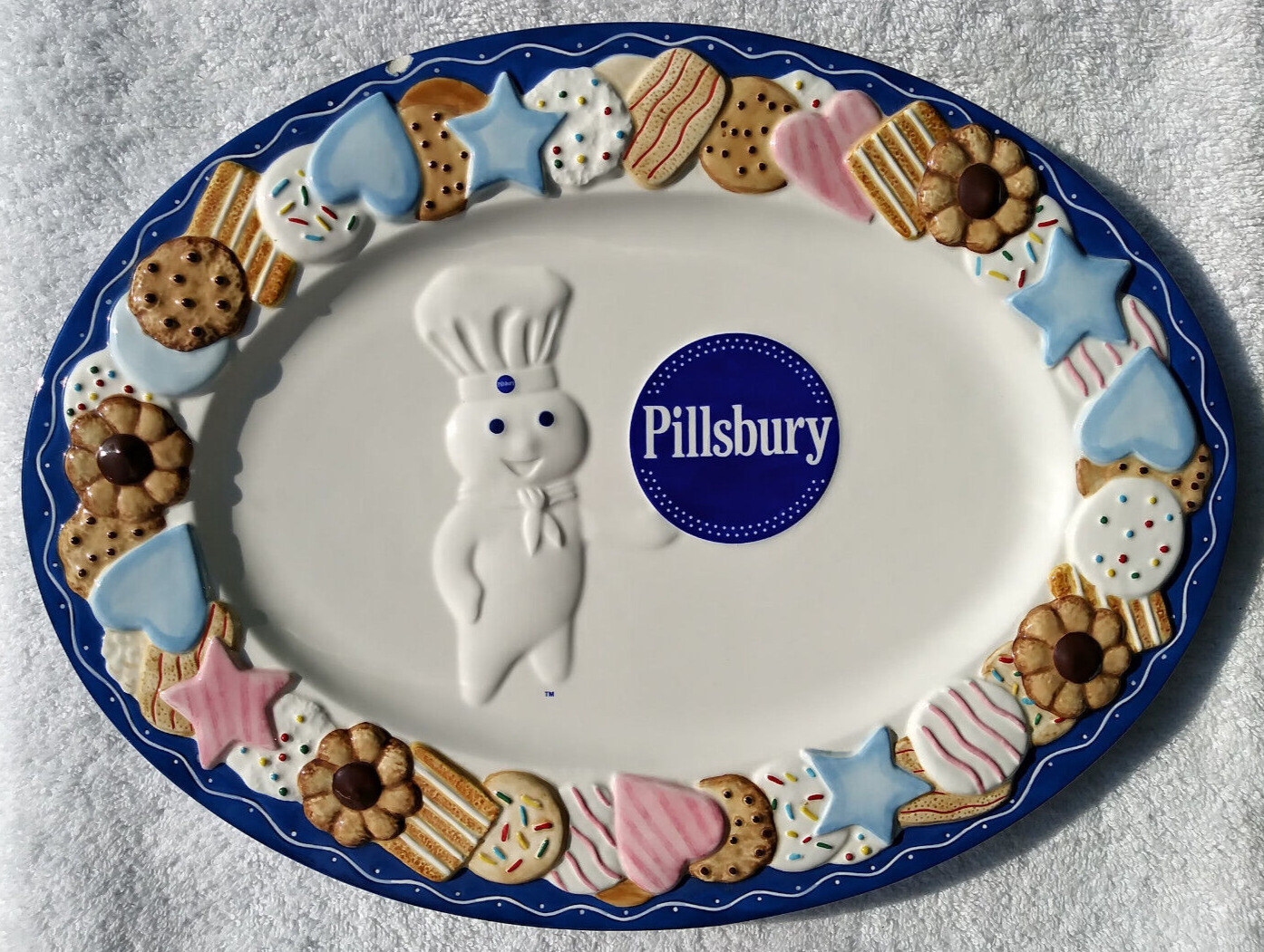 Pillsbury Doughboy Cookie Platter by The Danbury Mint 2002