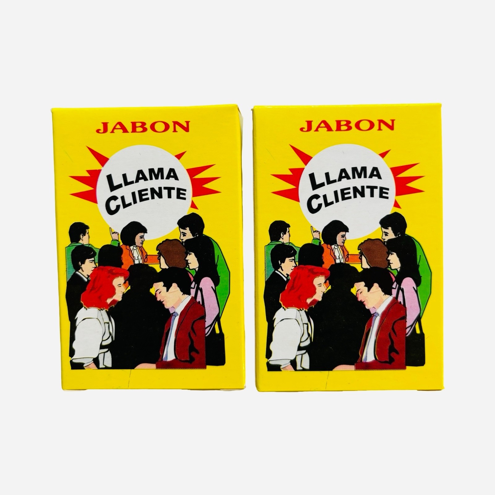 2 PACK- Llama Clientes Jabon - Call Clients Soap. Levanta Negocio. Buena Suerte