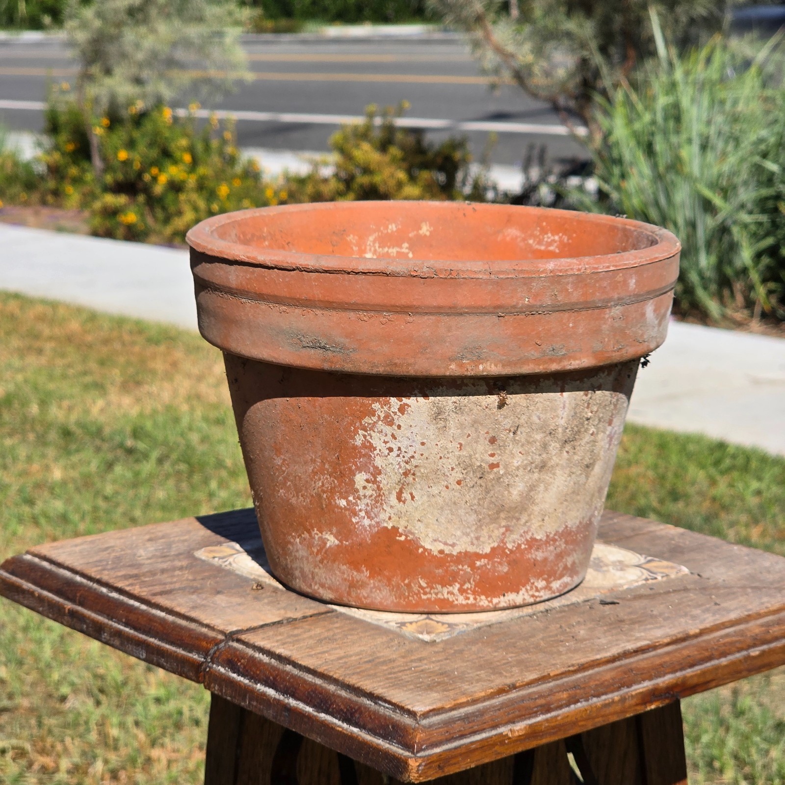 Vtg Italian Terracotta Clay Planter Pot 8\ Vtg Italian Terracotta Clay Planter Pot 8\
