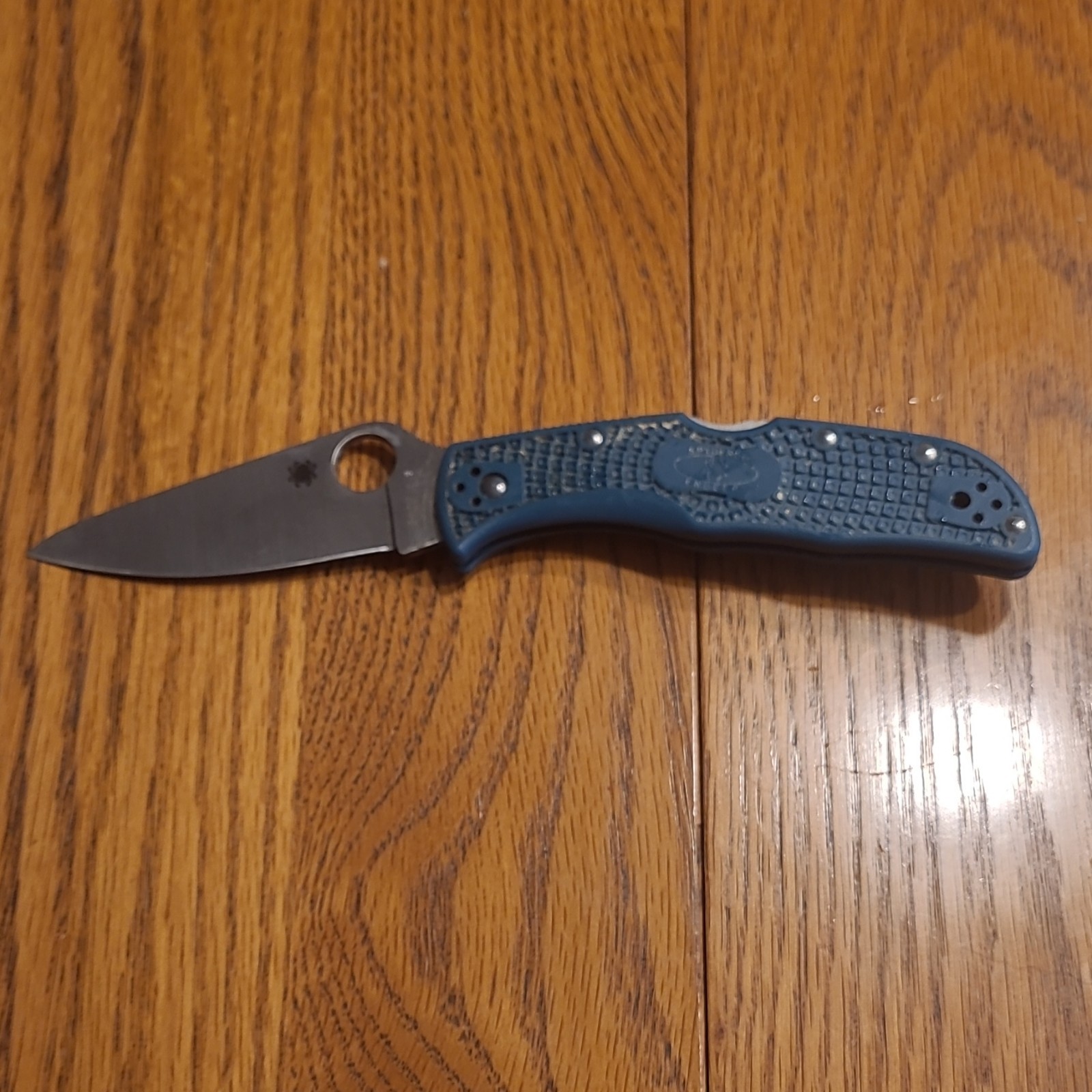 Spyderco Endela Blue FRN Lockback Pocketknife Plain Drop Point