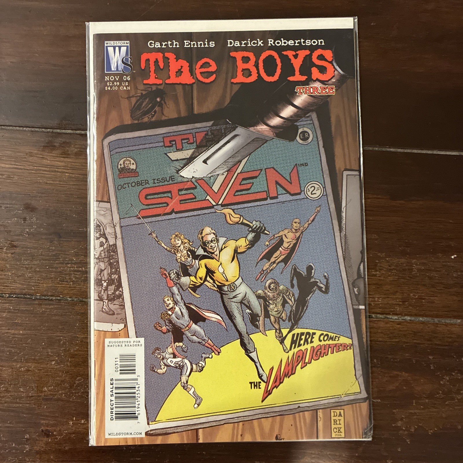 The Boys #3 Cover A NM Wildstorm Garth Ennis Darick Robertson