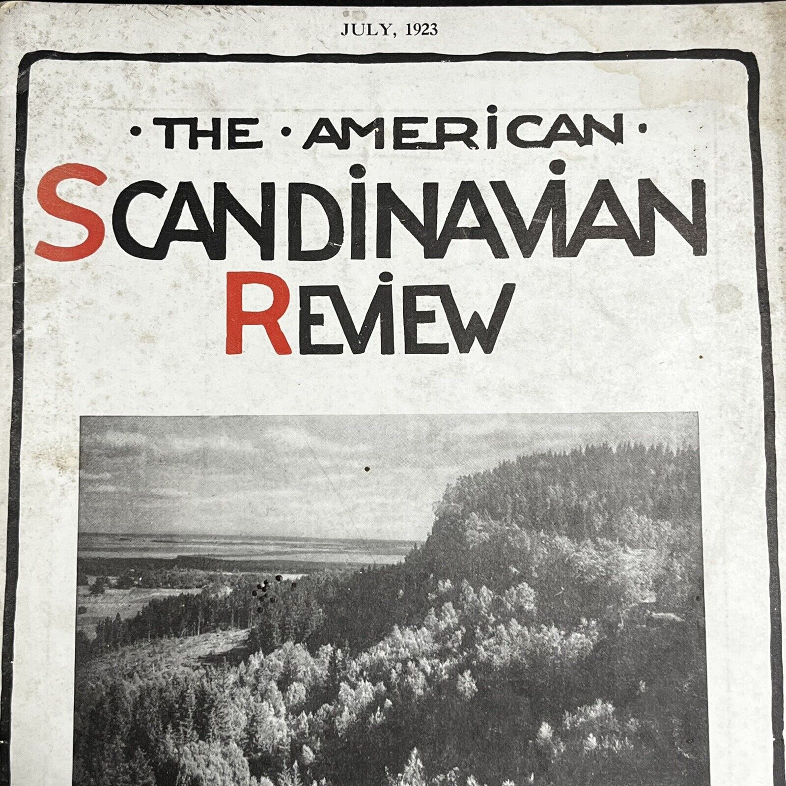 The American Scandinavian Review Magazine Booklet July 1923